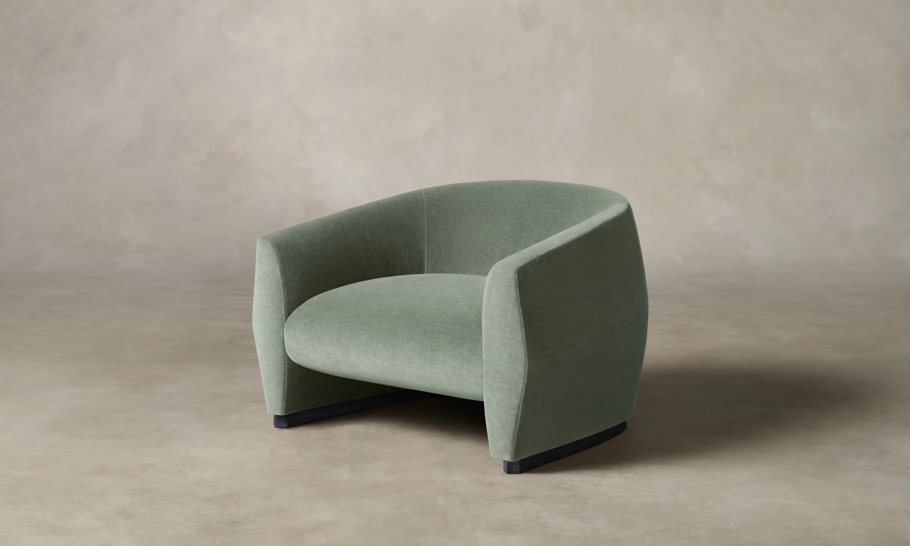 The Alpe Chair - Performance Velvet Seafoam - Image 2