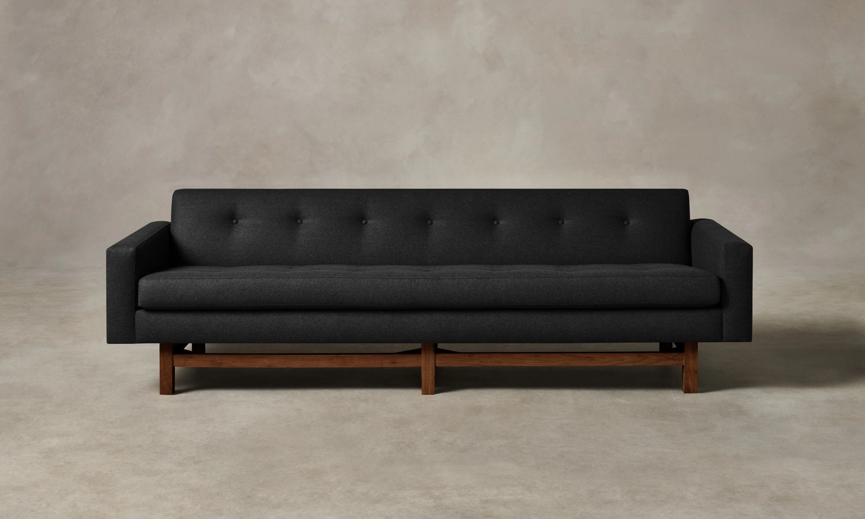 The Anders Sofa - Italian Brushed Wool Pepper - Image 3