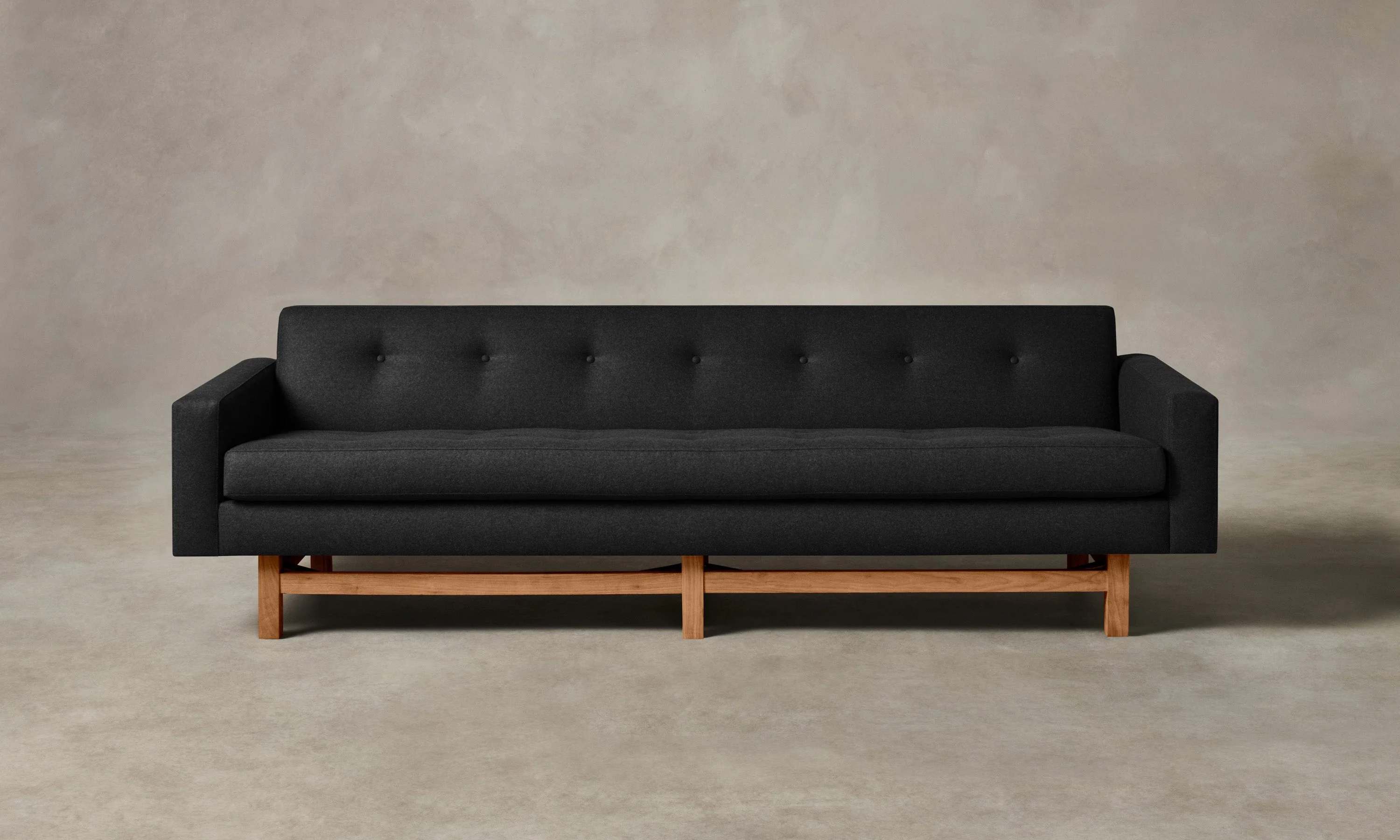 The Anders Sofa - Italian Brushed Wool Pepper - Image 4