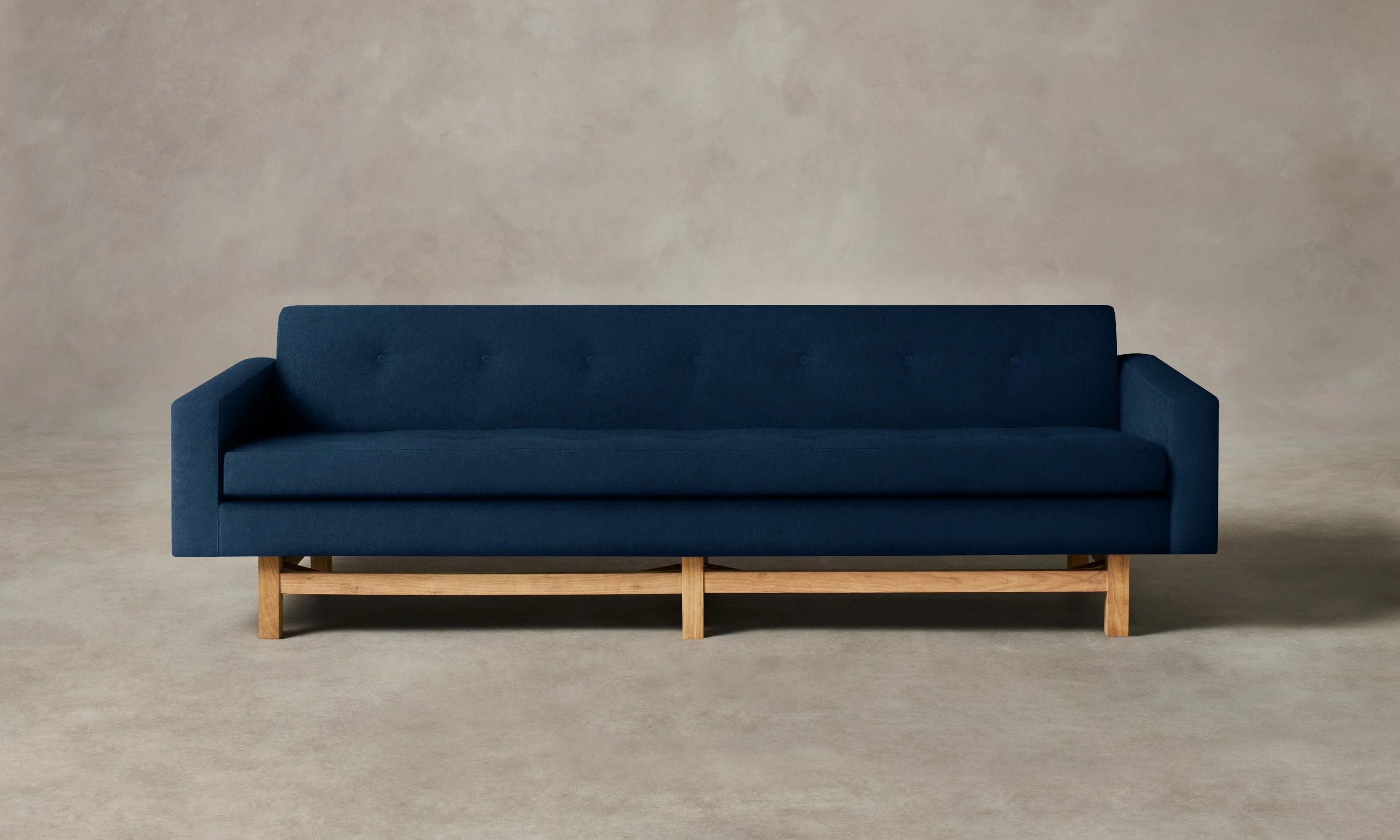 The Anders Sofa - Performance Velvet Sapphire