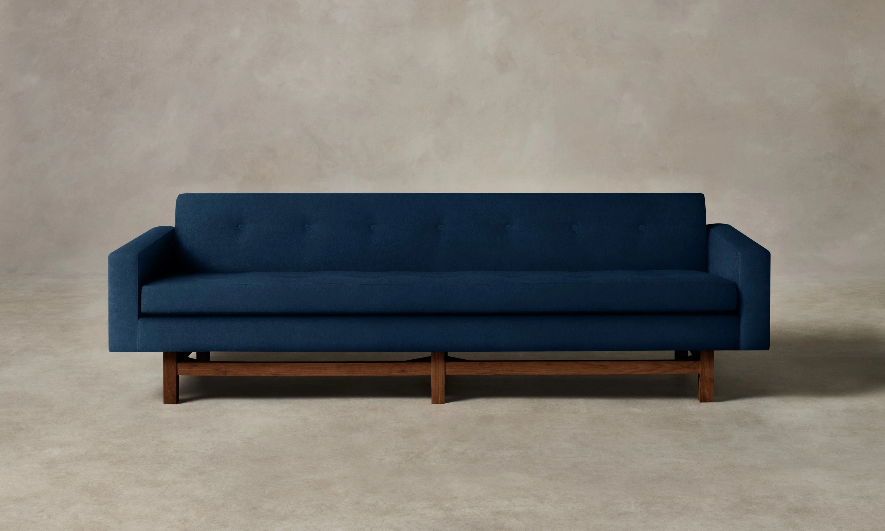 The Anders Sofa - Performance Velvet Sapphire - Image 4