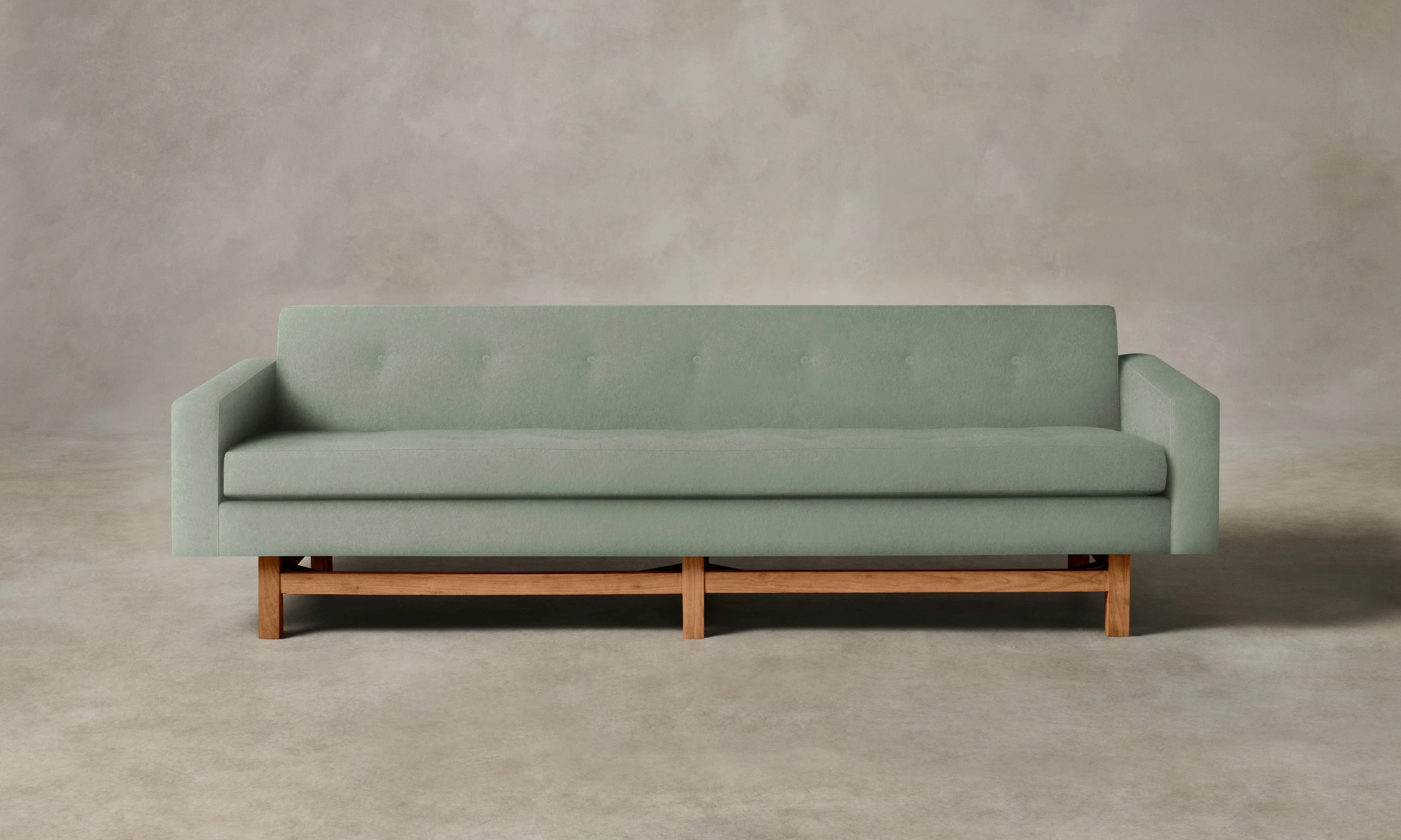 The Anders Sofa - Performance Velvet Seafoam - Image 3