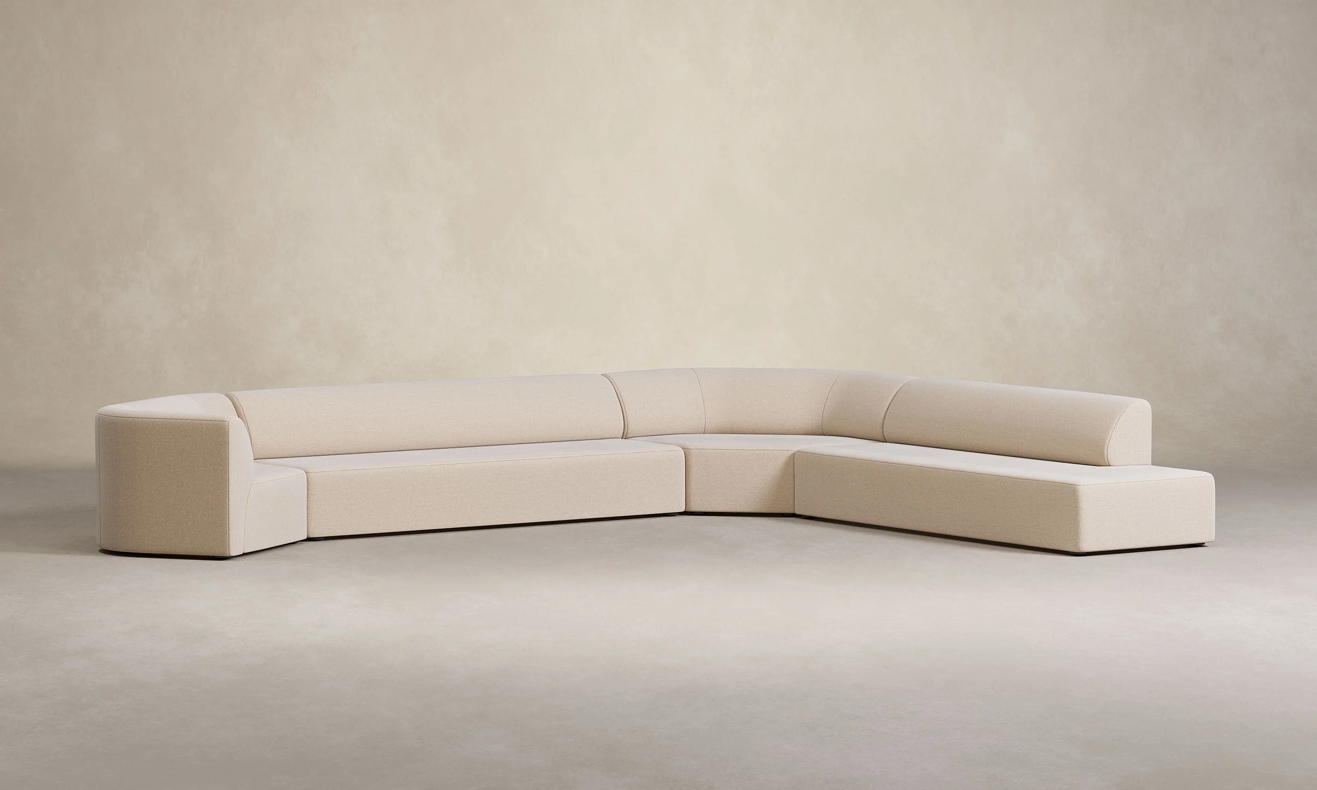 The Arcana Sectional - Deep Pile Mohair Limestone - Image 10