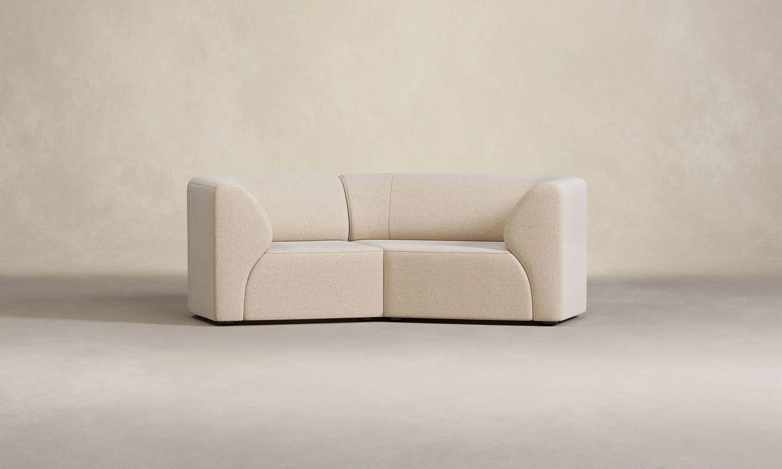 The Arcana Sectional - Deep Pile Mohair Limestone - Image 7