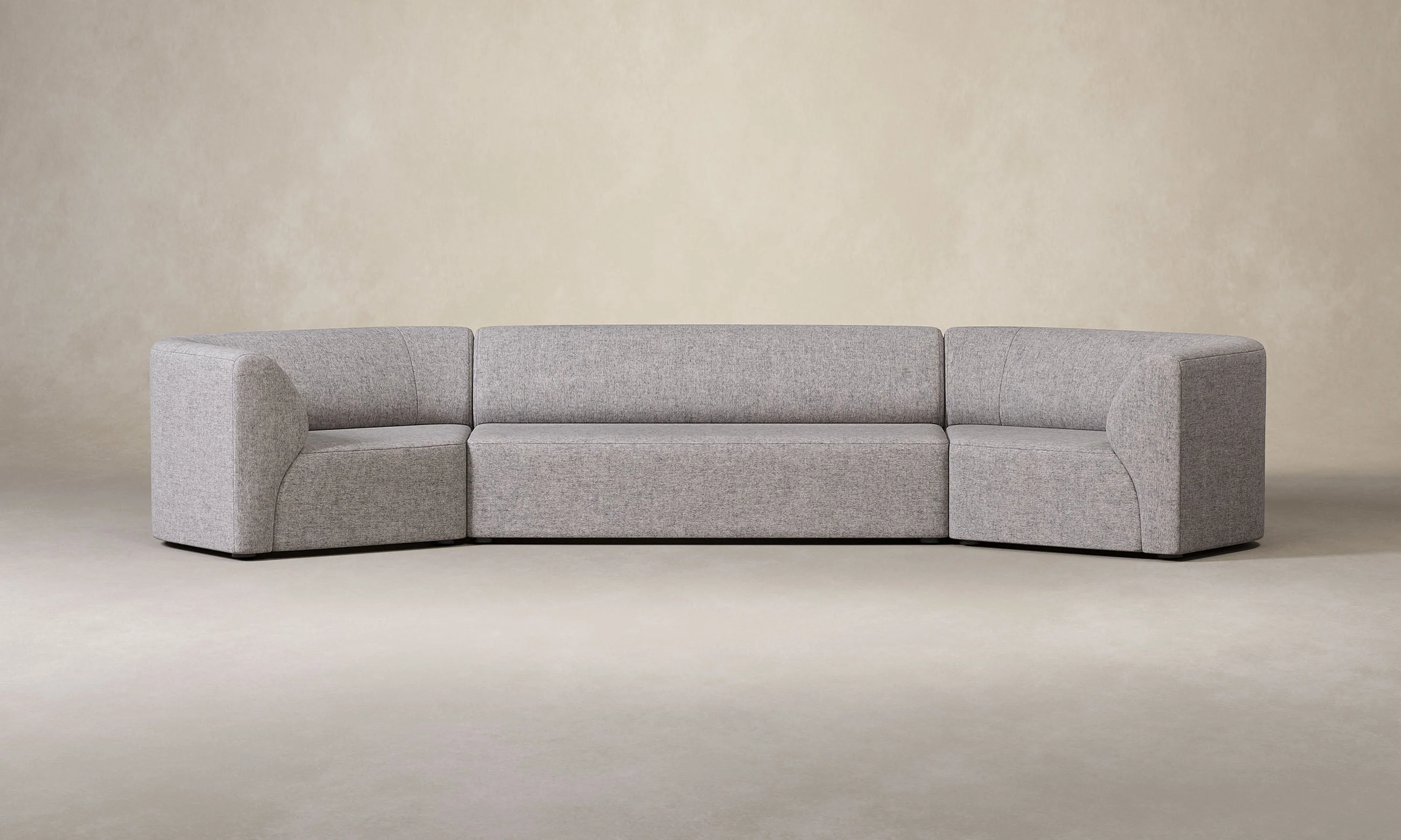 The Arcana Sectional - Italian Brushed Wool Moon - Image 13
