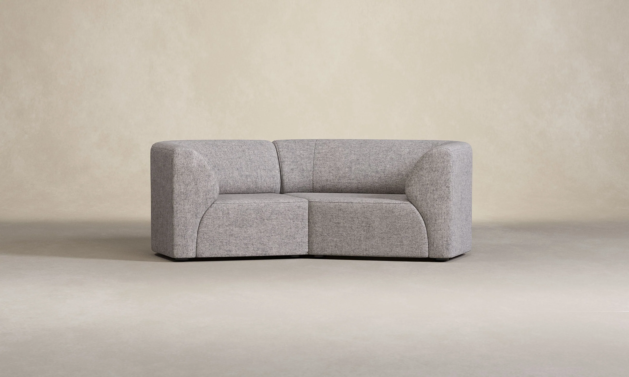 The Arcana Sectional - Italian Brushed Wool Moon - Image 7