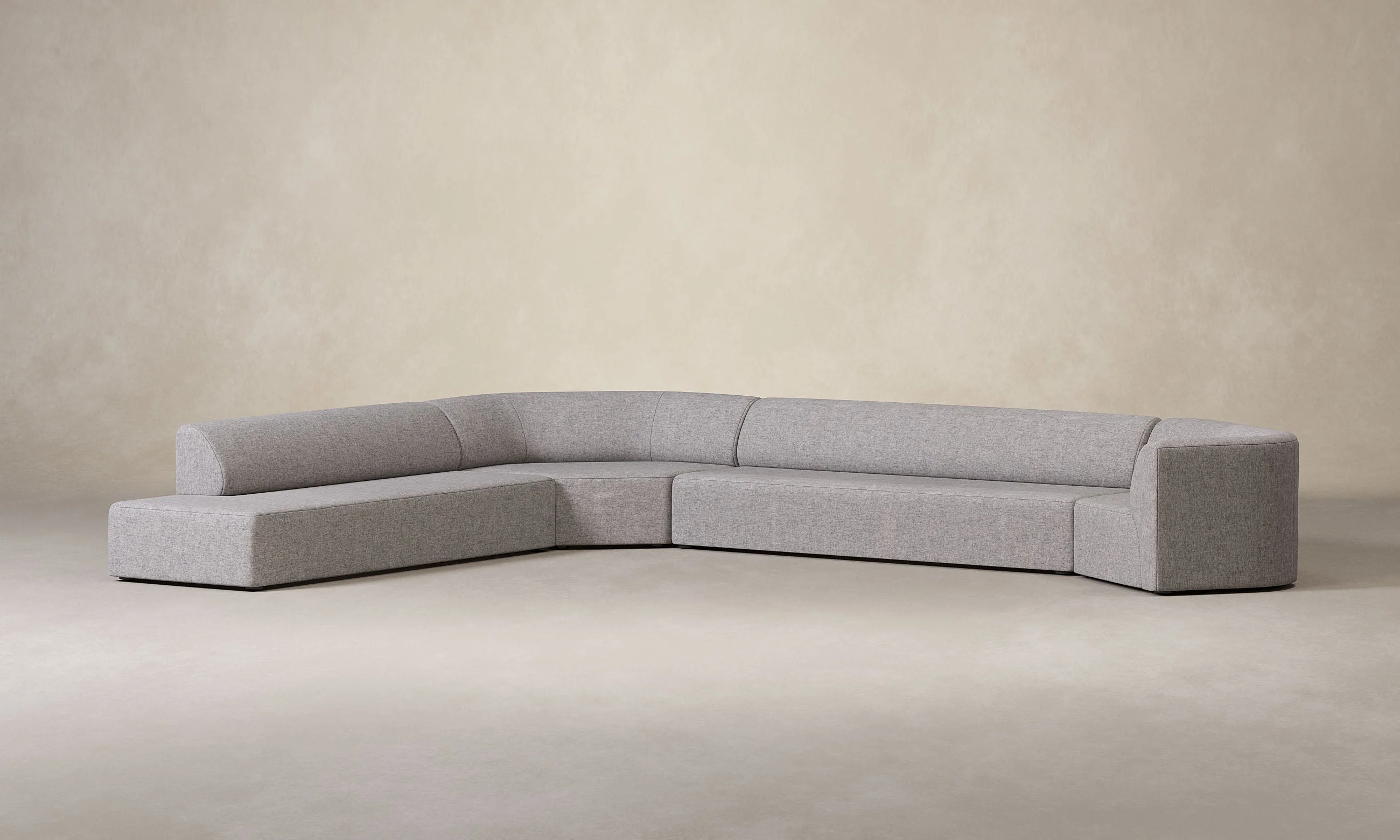 The Arcana Sectional - Italian Brushed Wool Moon - Image 9