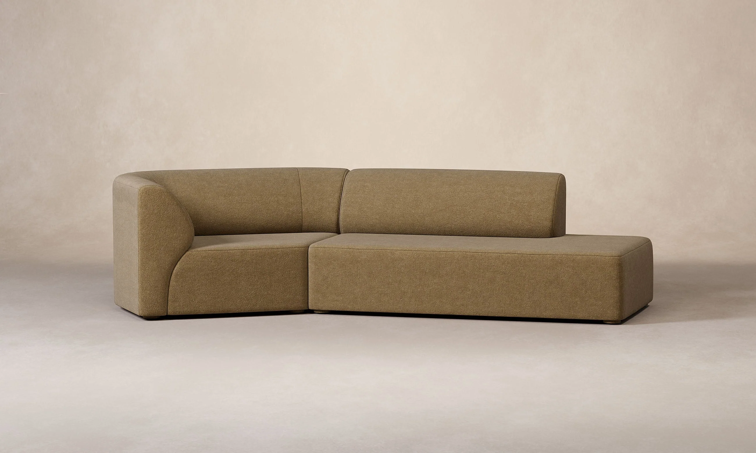 The Arcana Sectional - Mohair Almond