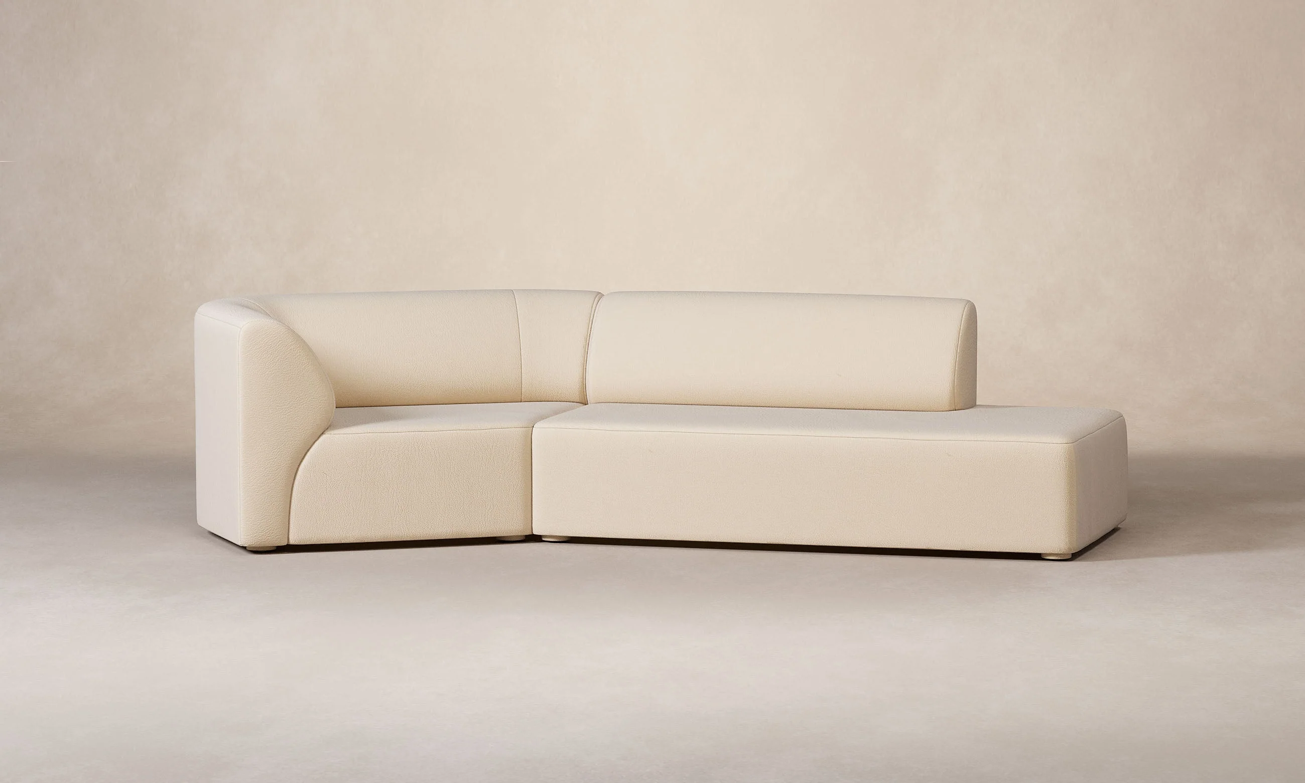 The Arcana Sectional - Nubuck Leather Sail