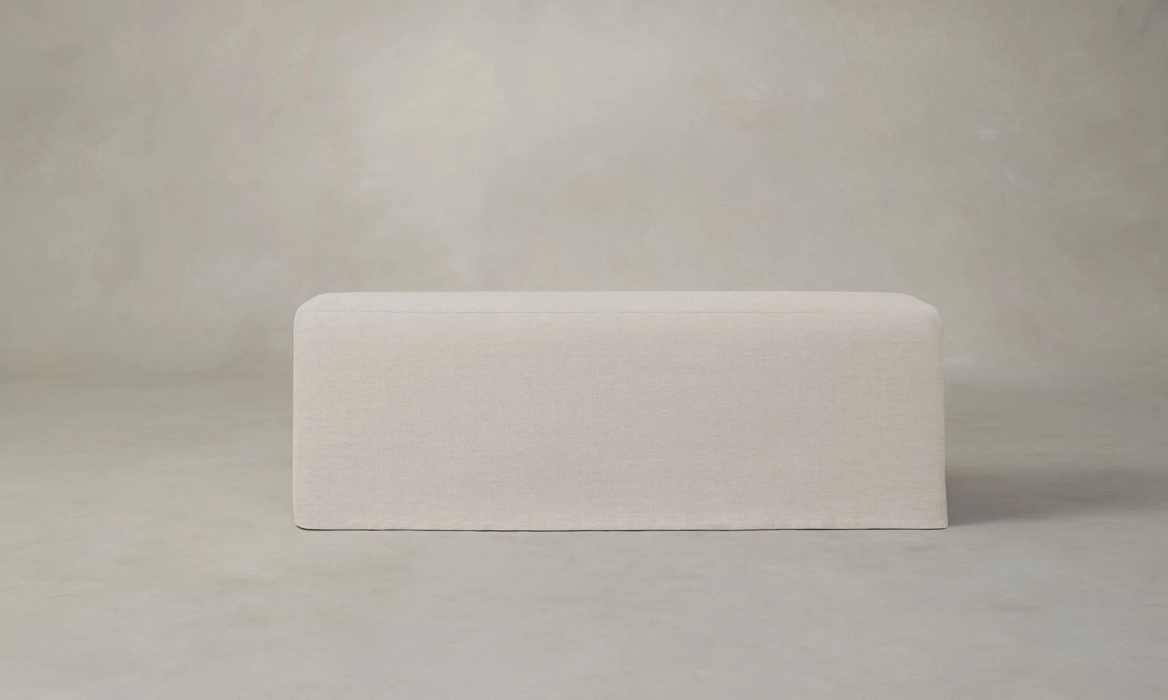 The Beacon Dining Bench - Heritage Belgian Linen Summit