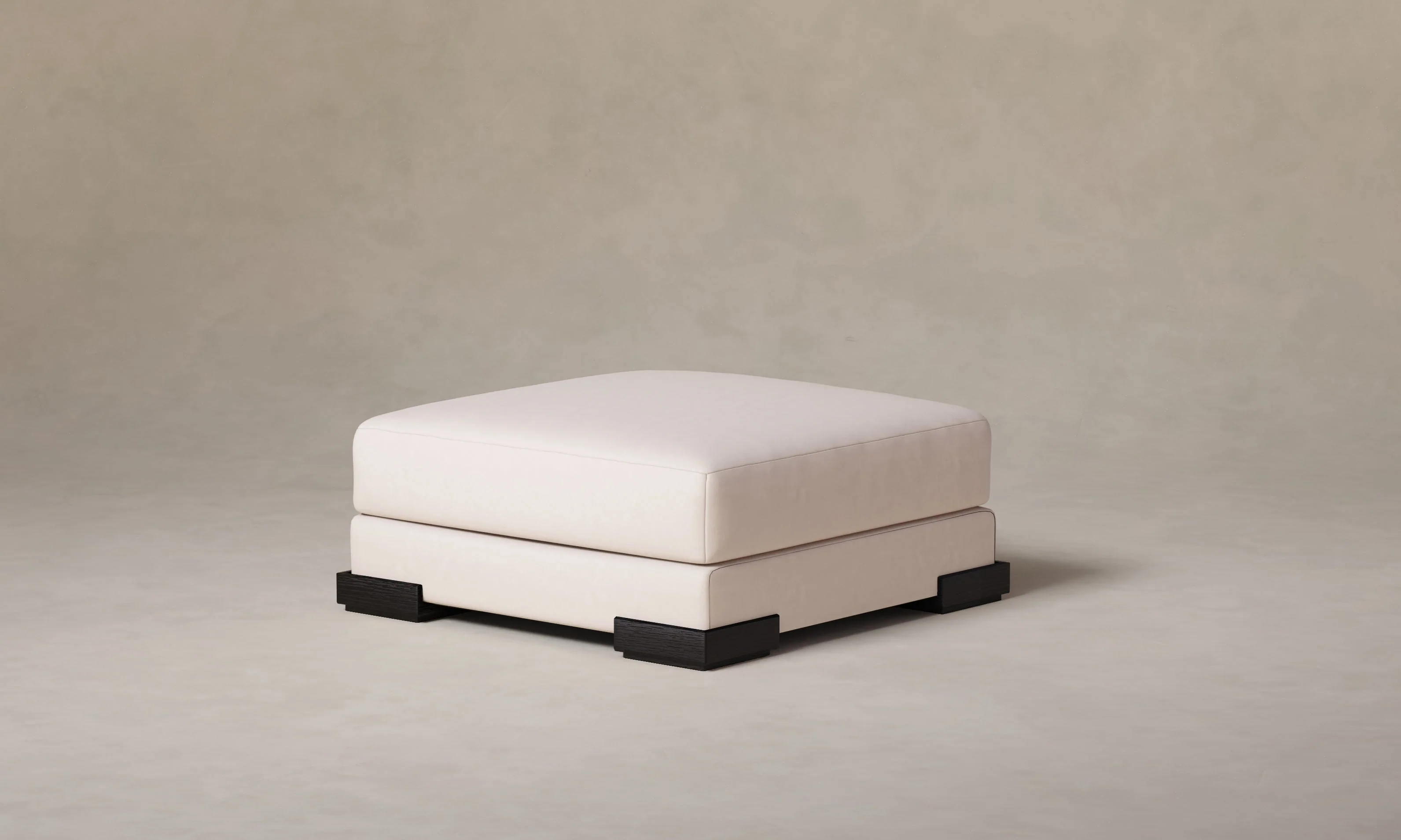 The Blair Ottoman - Nubuck Leather Sail - Image 3