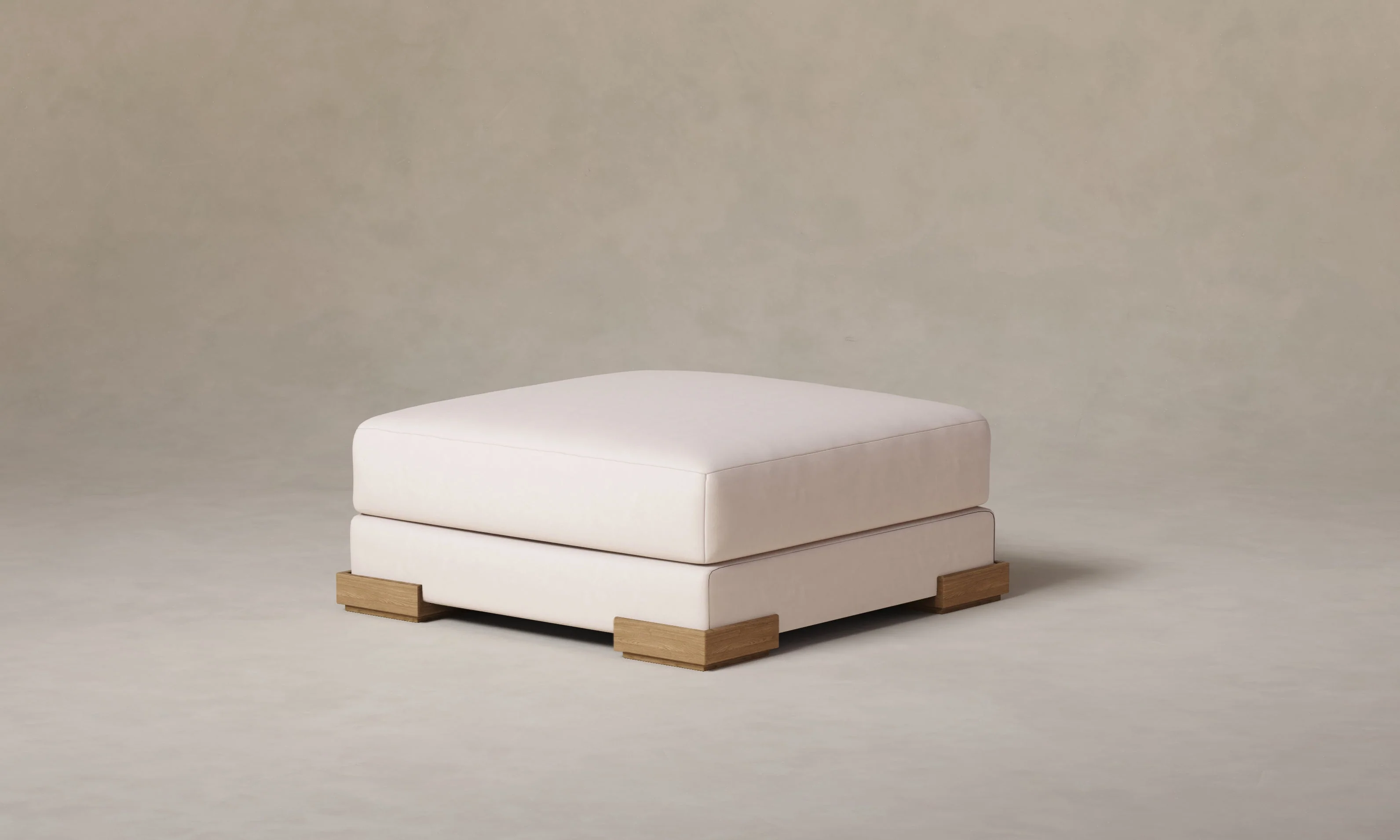 The Blair Ottoman - Nubuck Leather Sail - Image 5