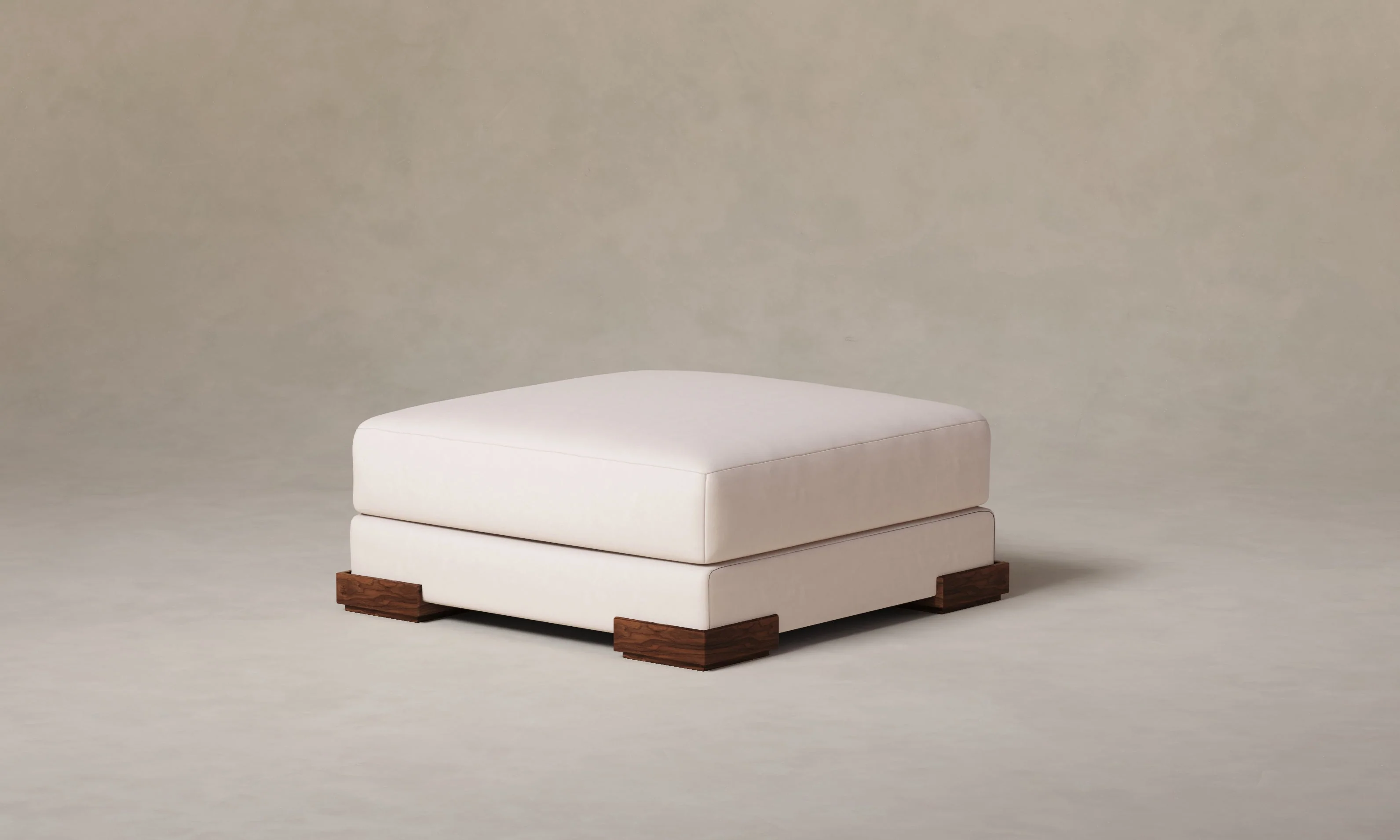 The Blair Ottoman - Nubuck Leather Sail - Image 6