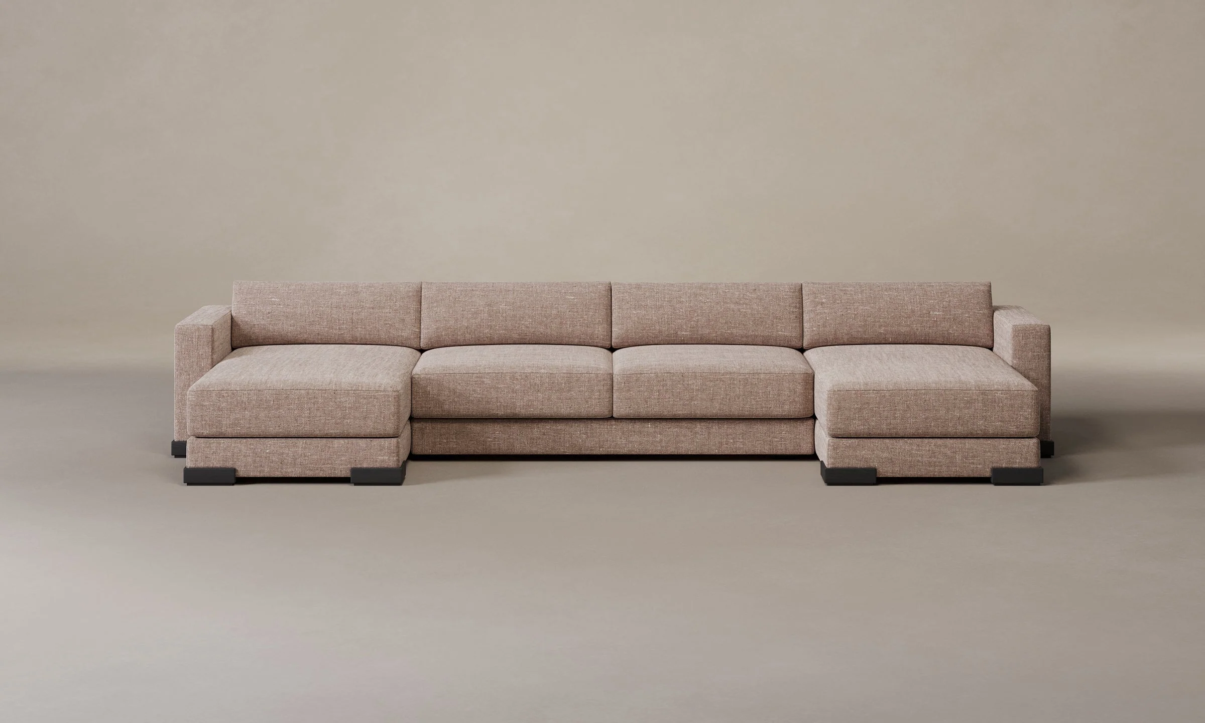 The Blair Sectional - Heritage Belgian Linen Petal - Image 26