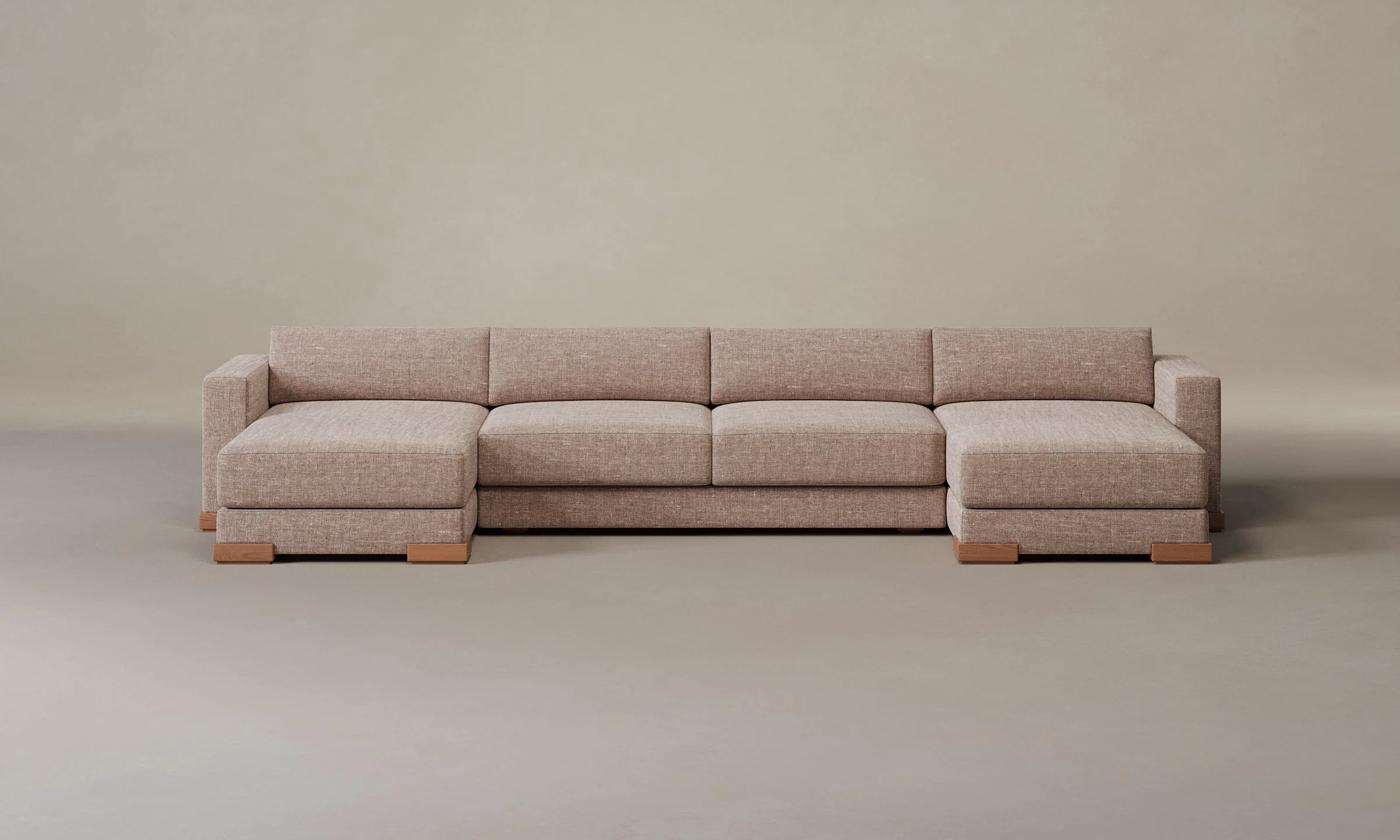The Blair Sectional - Heritage Belgian Linen Petal - Image 27