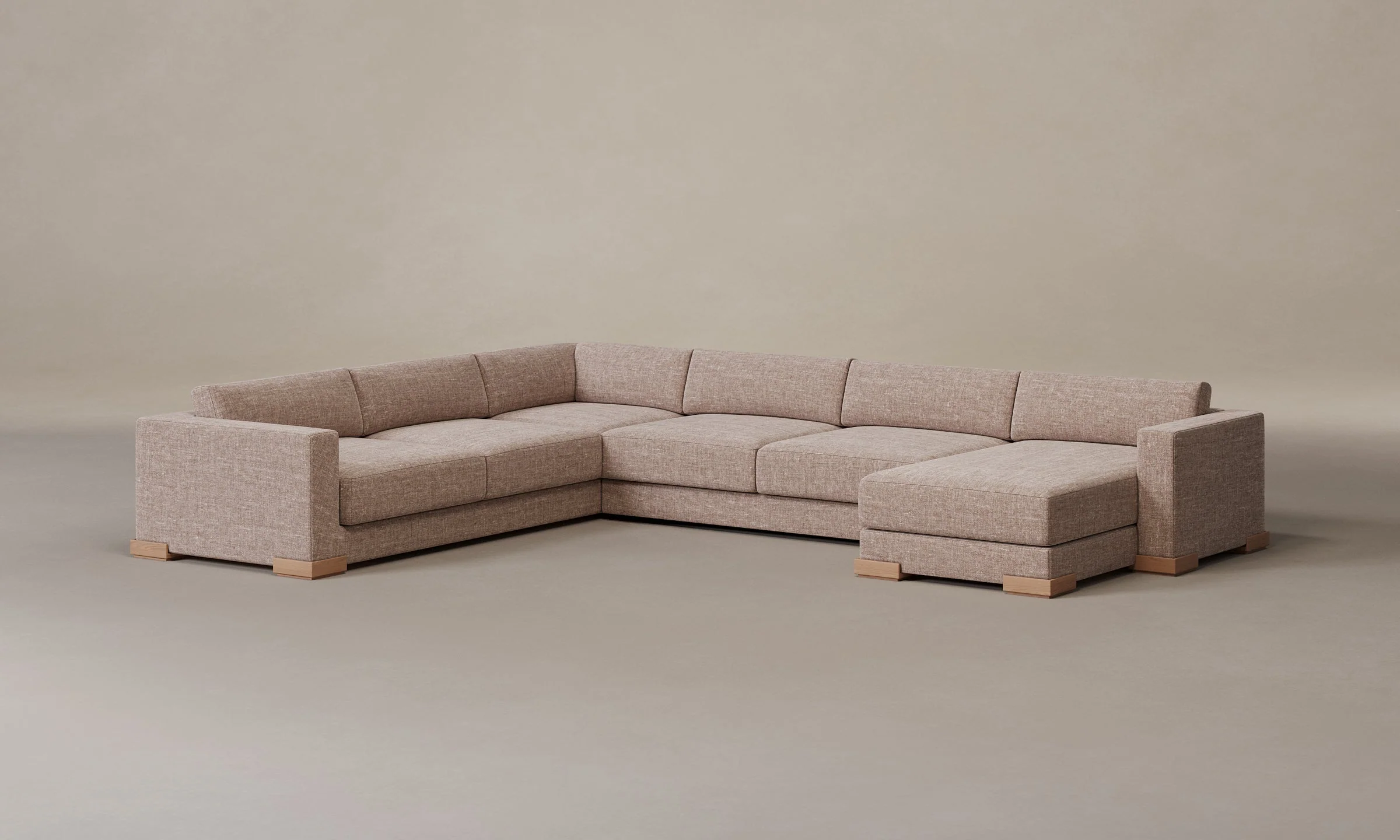 The Blair Sectional - Heritage Belgian Linen Petal - Image 29
