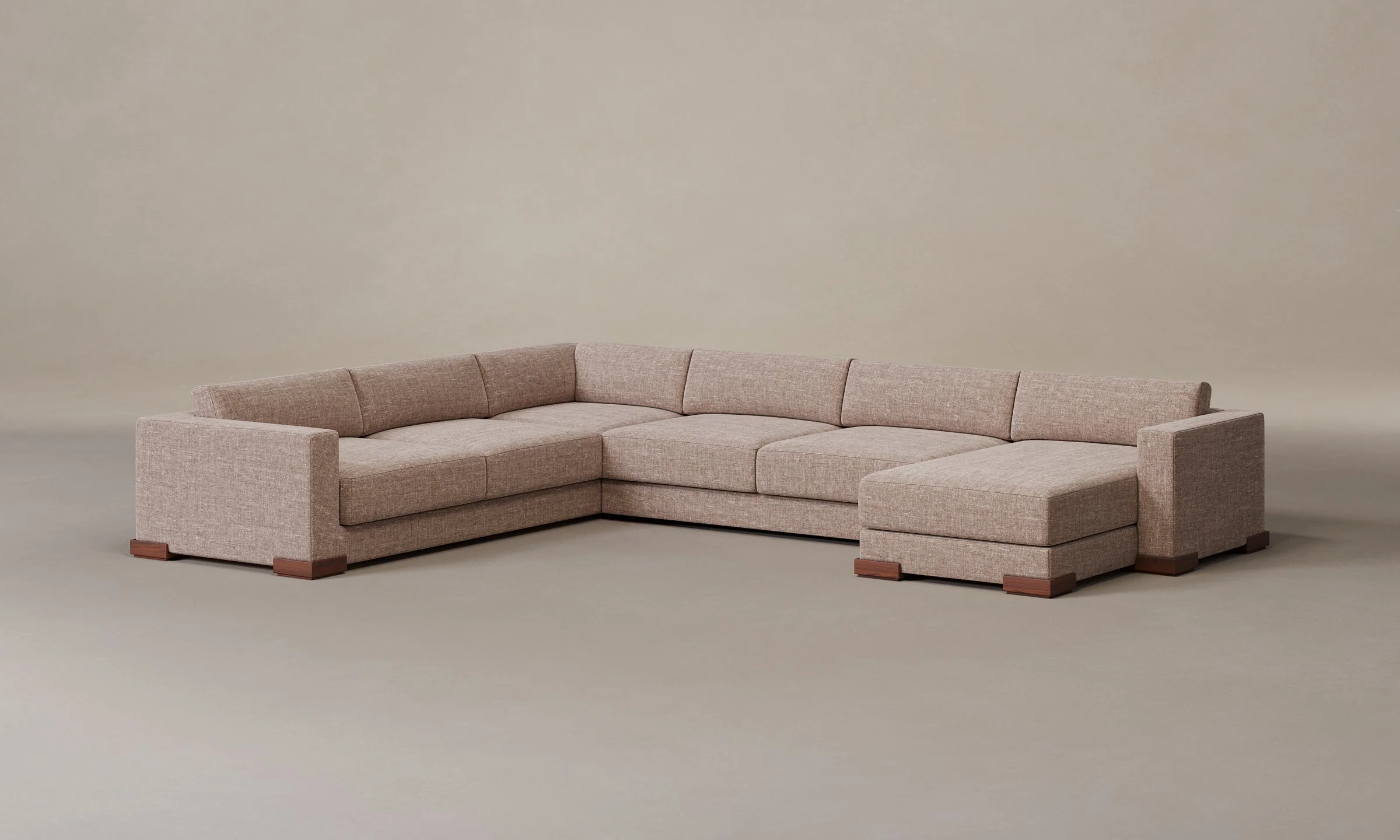The Blair Sectional - Heritage Belgian Linen Petal - Image 35