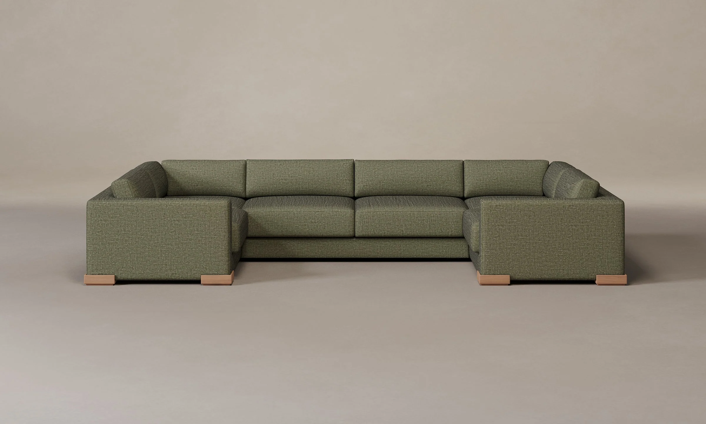 The Blair Sectional - Heritage Belgian Linen Thyme - Image 14