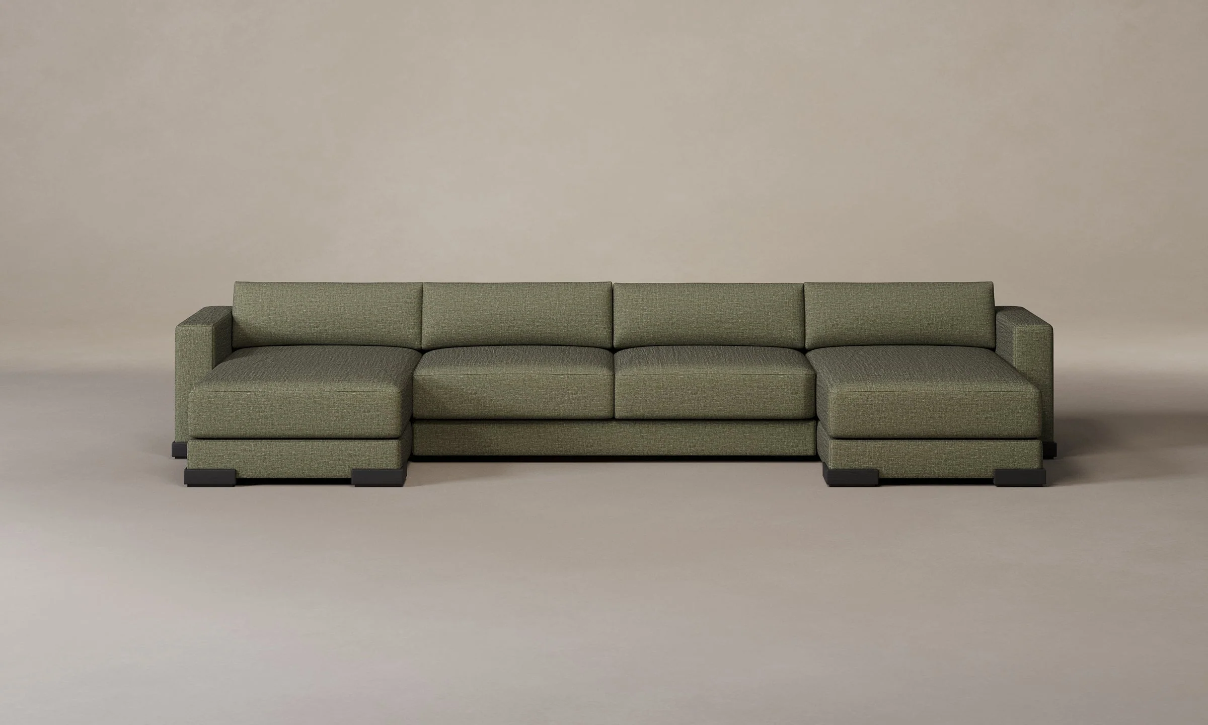 The Blair Sectional - Heritage Belgian Linen Thyme - Image 25