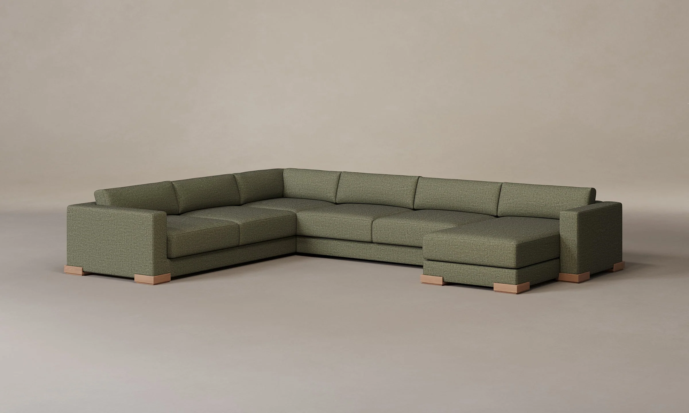 The Blair Sectional - Heritage Belgian Linen Thyme - Image 28