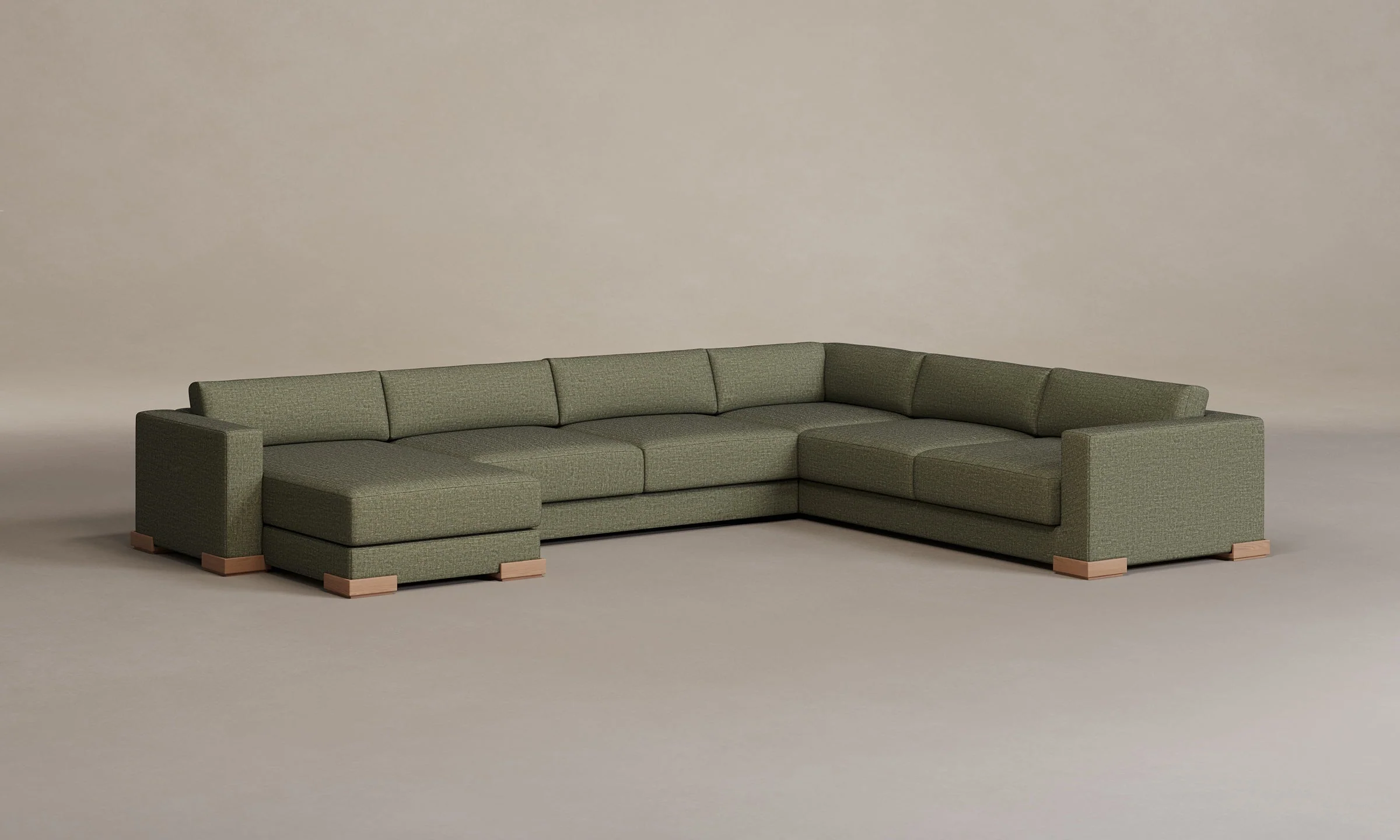 The Blair Sectional - Heritage Belgian Linen Thyme - Image 29