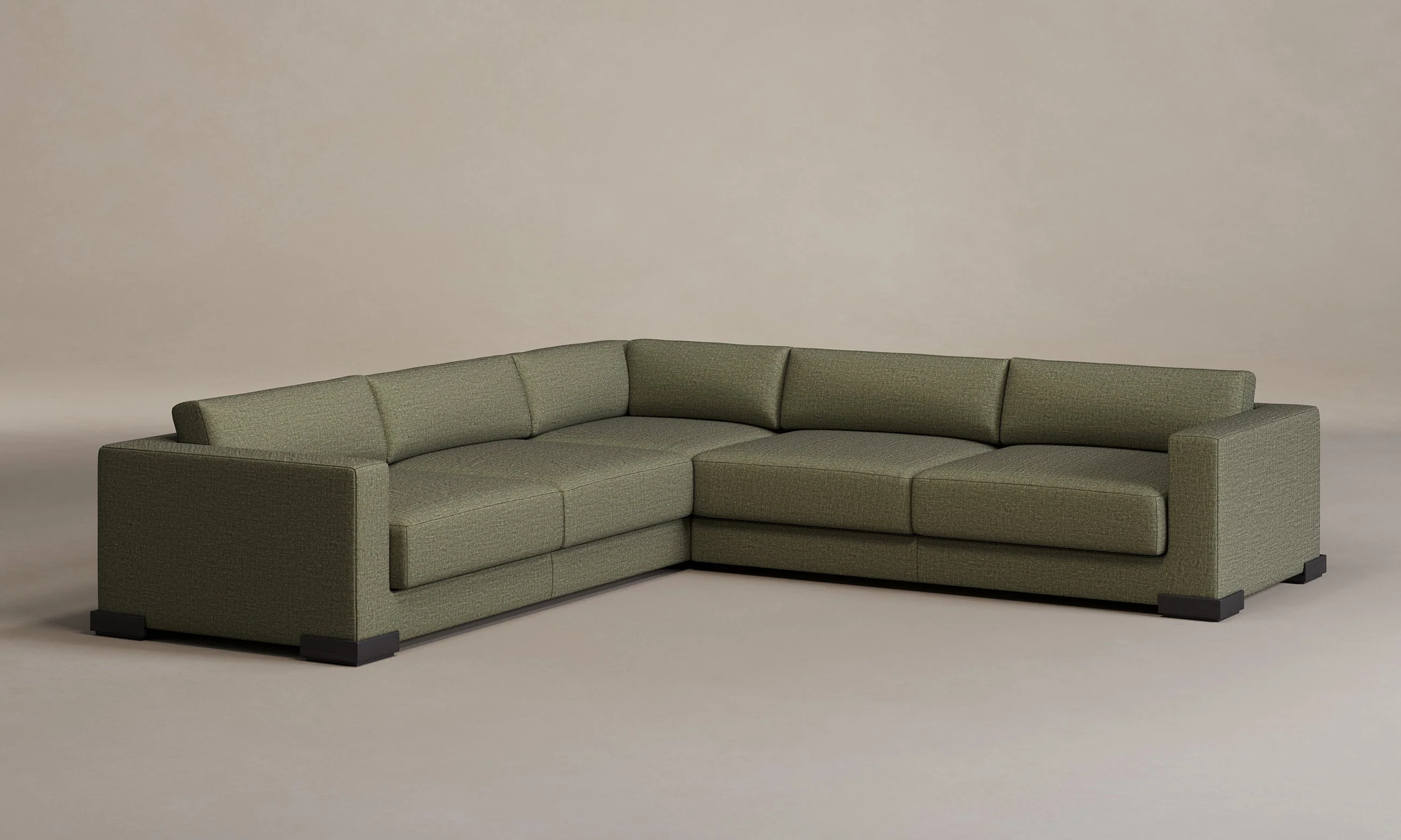 The Blair Sectional - Heritage Belgian Linen Thyme - Image 3