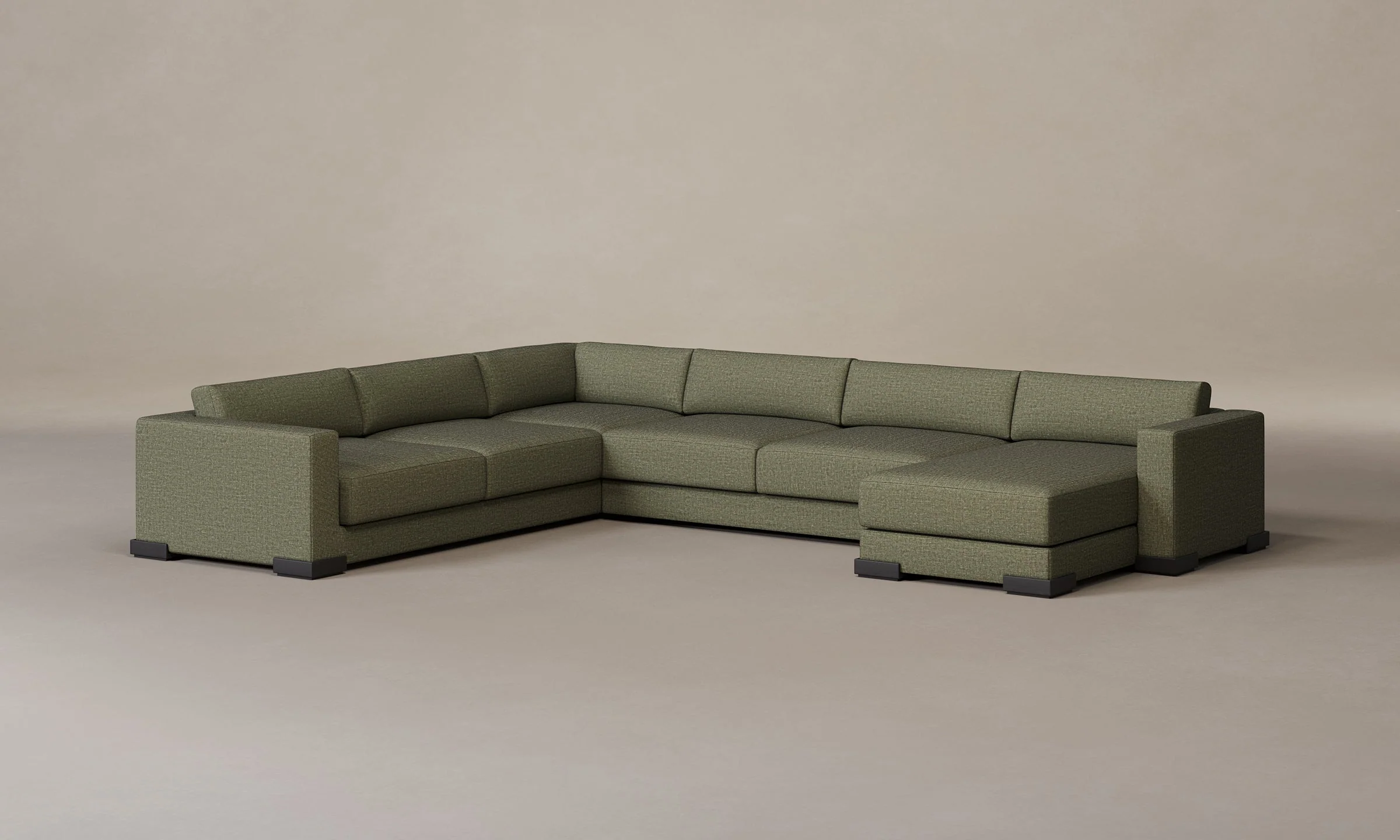 The Blair Sectional - Heritage Belgian Linen Thyme - Image 30
