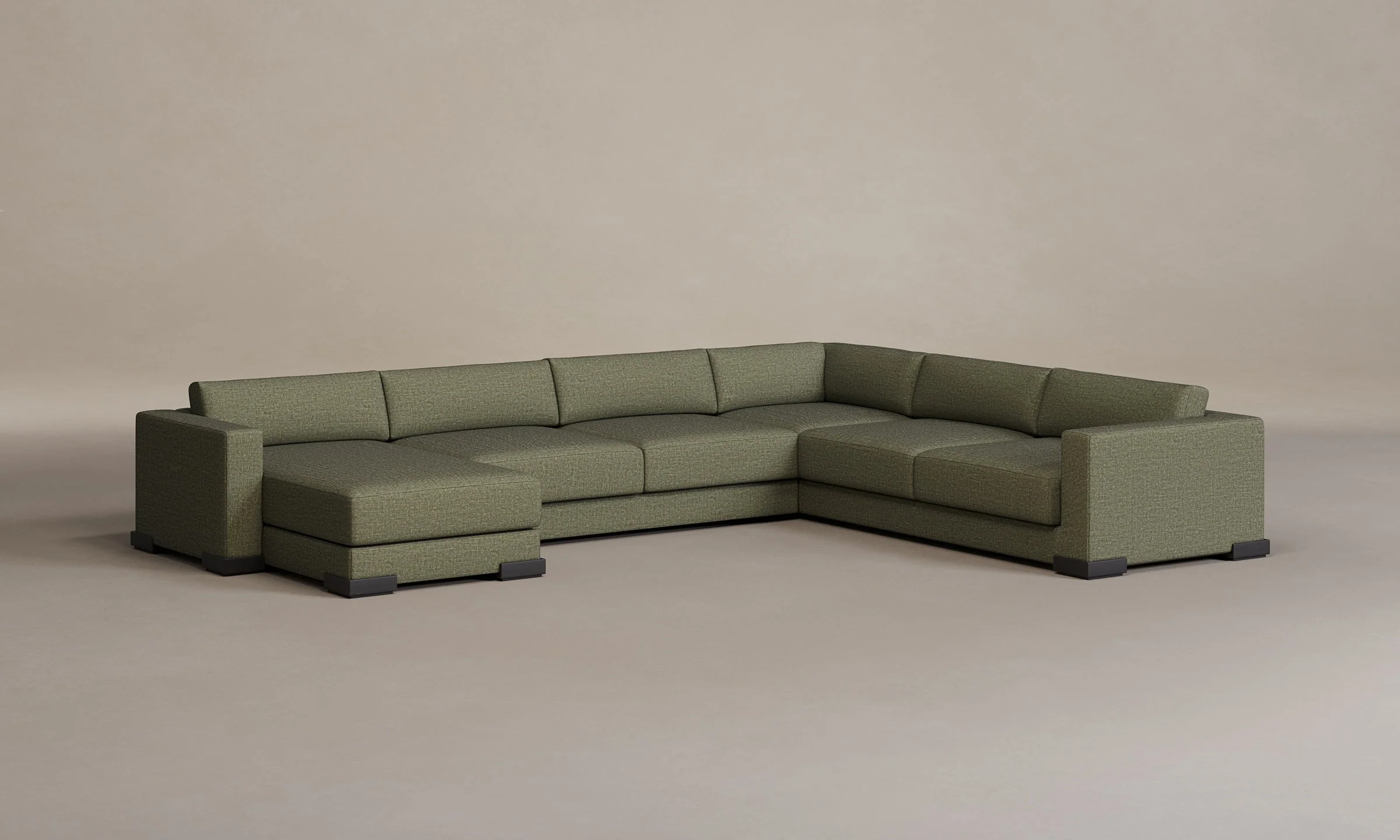 The Blair Sectional - Heritage Belgian Linen Thyme - Image 31
