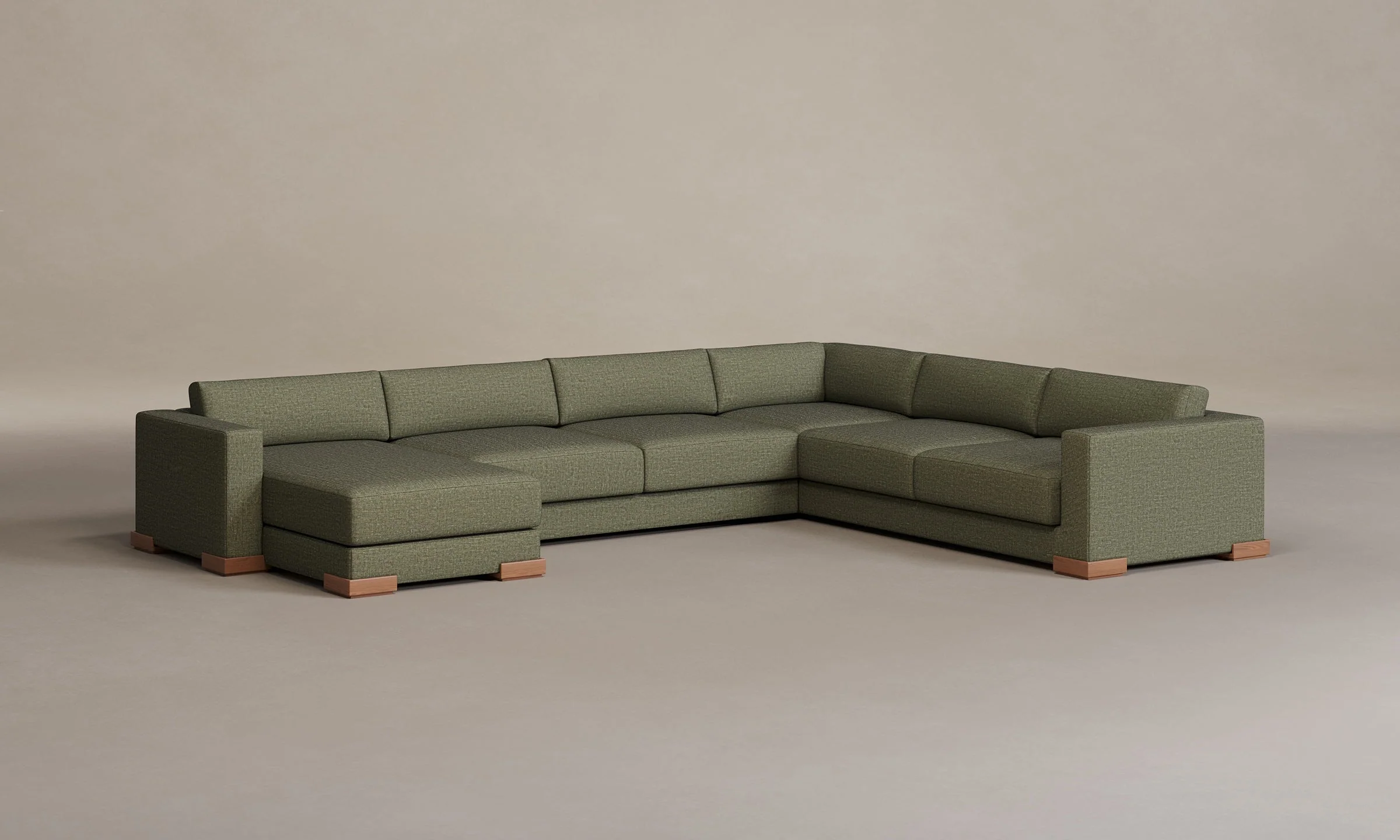 The Blair Sectional - Heritage Belgian Linen Thyme - Image 33