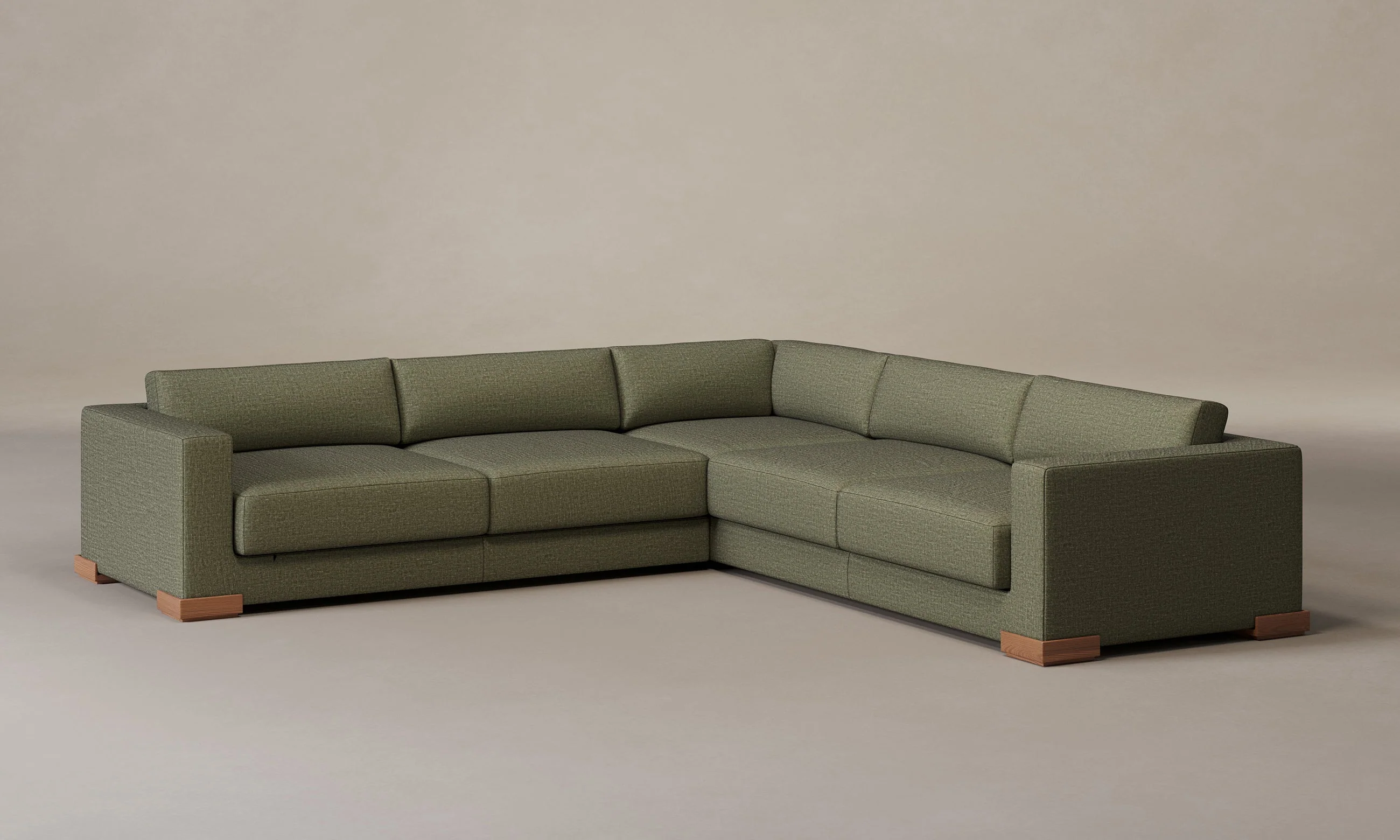 The Blair Sectional - Heritage Belgian Linen Thyme - Image 6