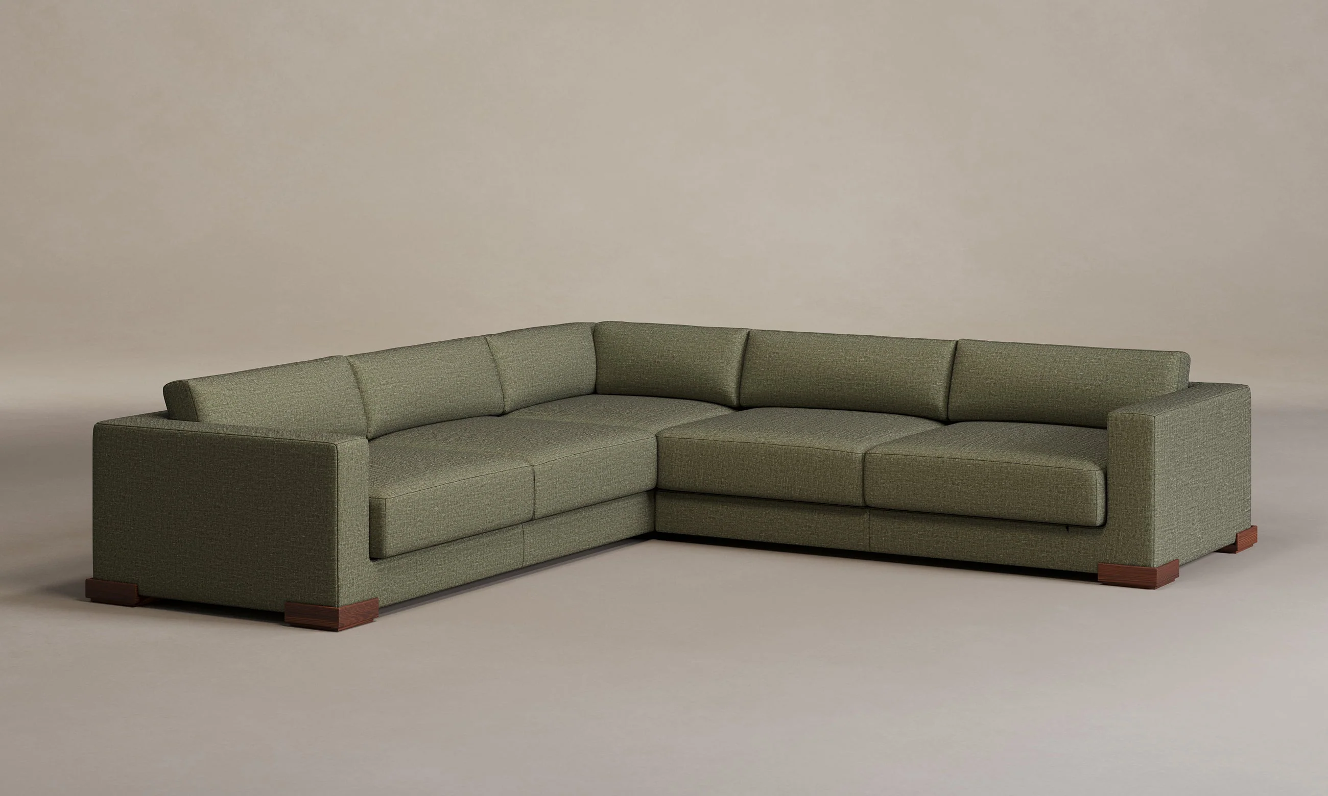 The Blair Sectional - Heritage Belgian Linen Thyme - Image 7