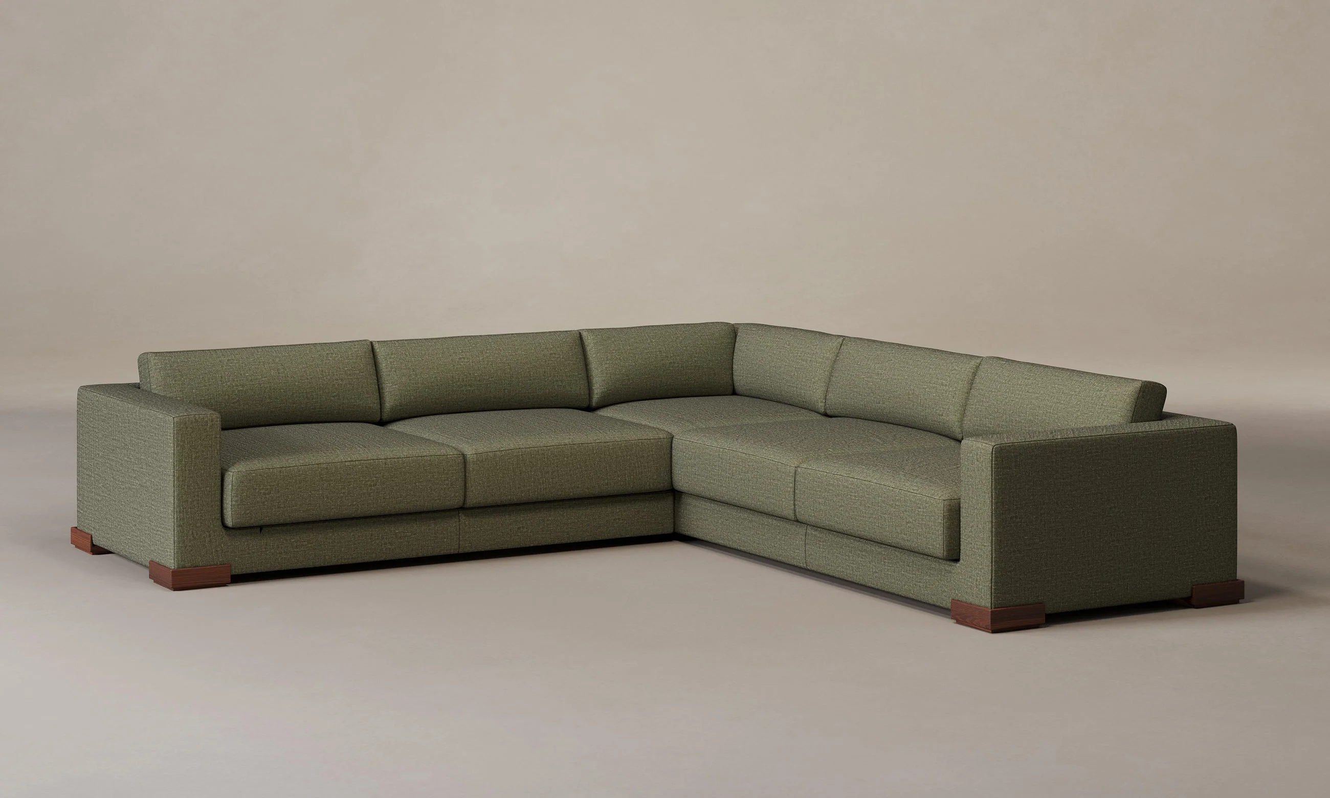 The Blair Sectional - Heritage Belgian Linen Thyme - Image 8