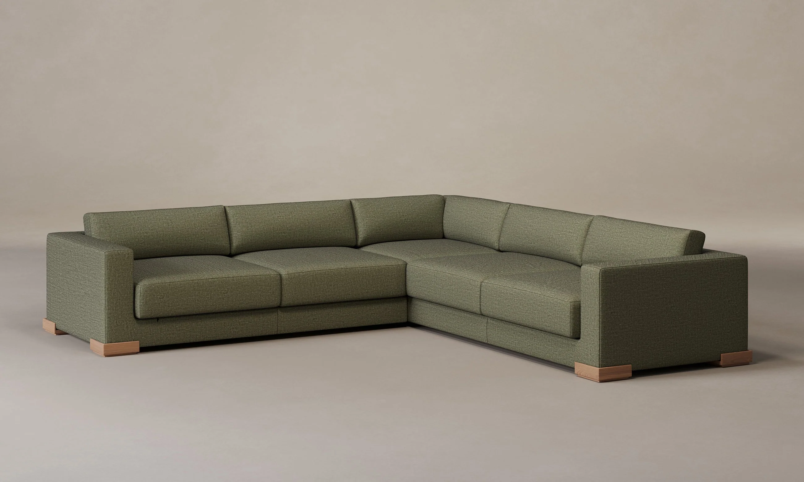 The Blair Sectional - Heritage Belgian Linen Thyme - Image 9