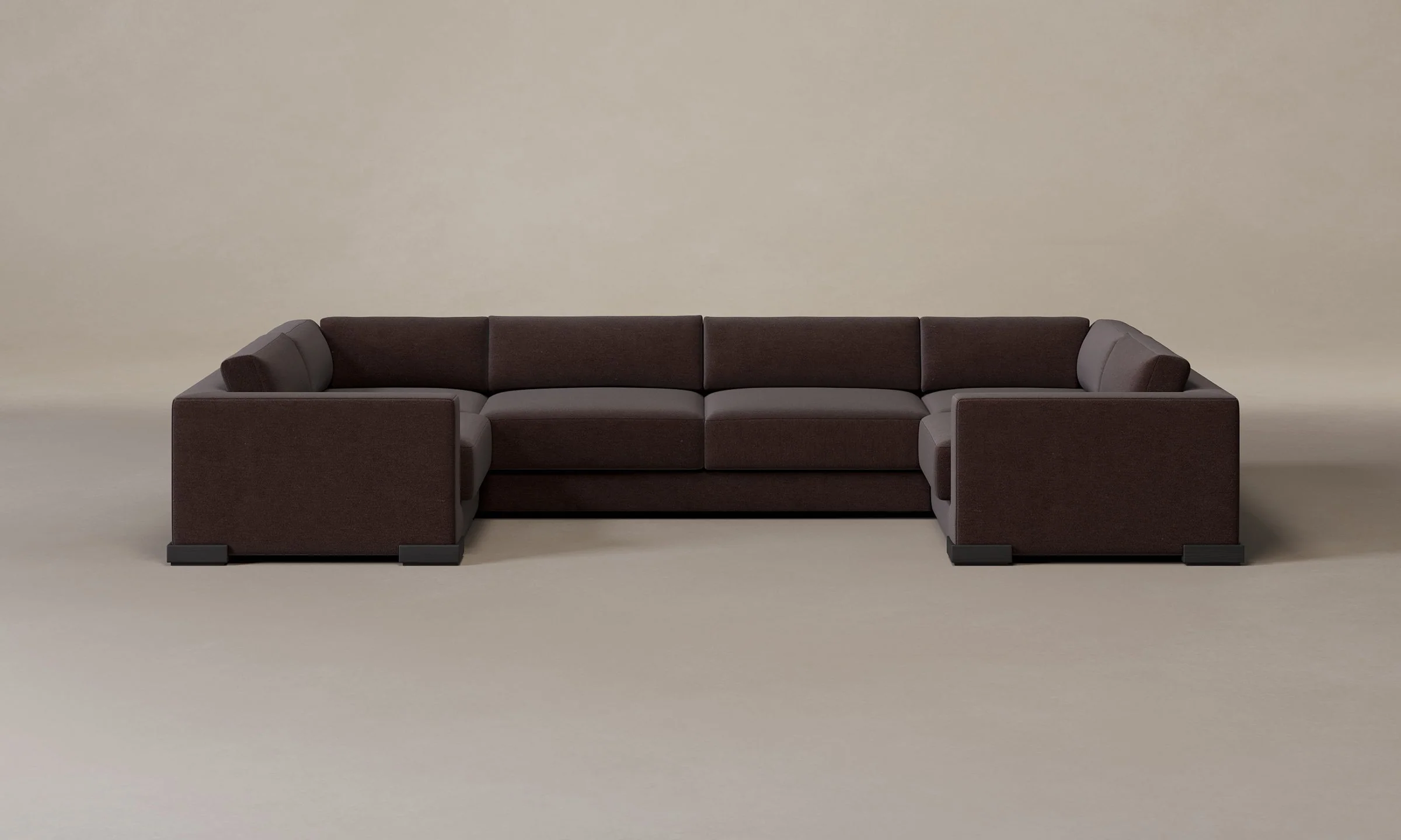 The Blair Sectional - Marled Alpaca Velvet Molasses - Image 16