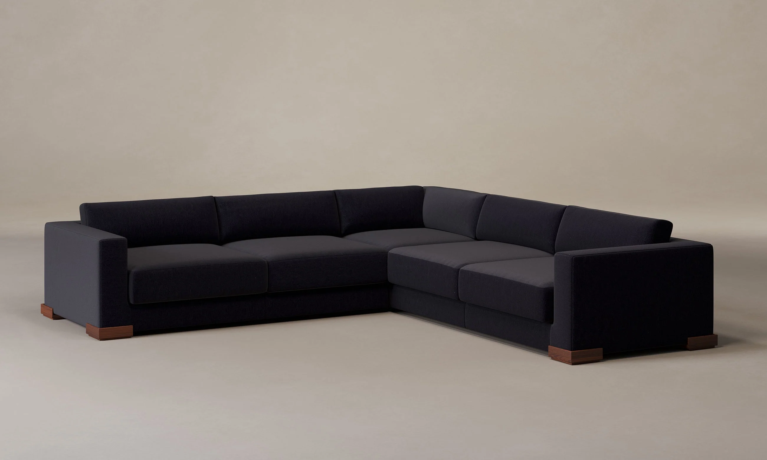 The Blair Sectional - Marled Alpaca Velvet Nightfall - Image 12