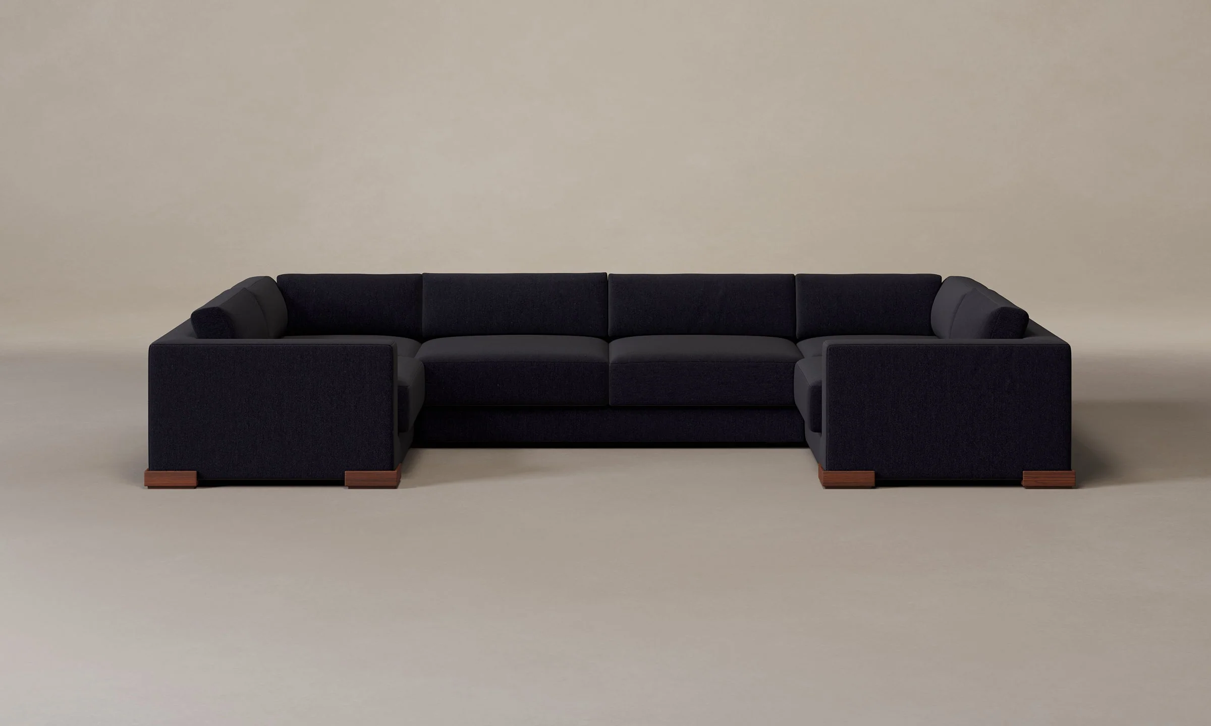 The Blair Sectional - Marled Alpaca Velvet Nightfall - Image 14