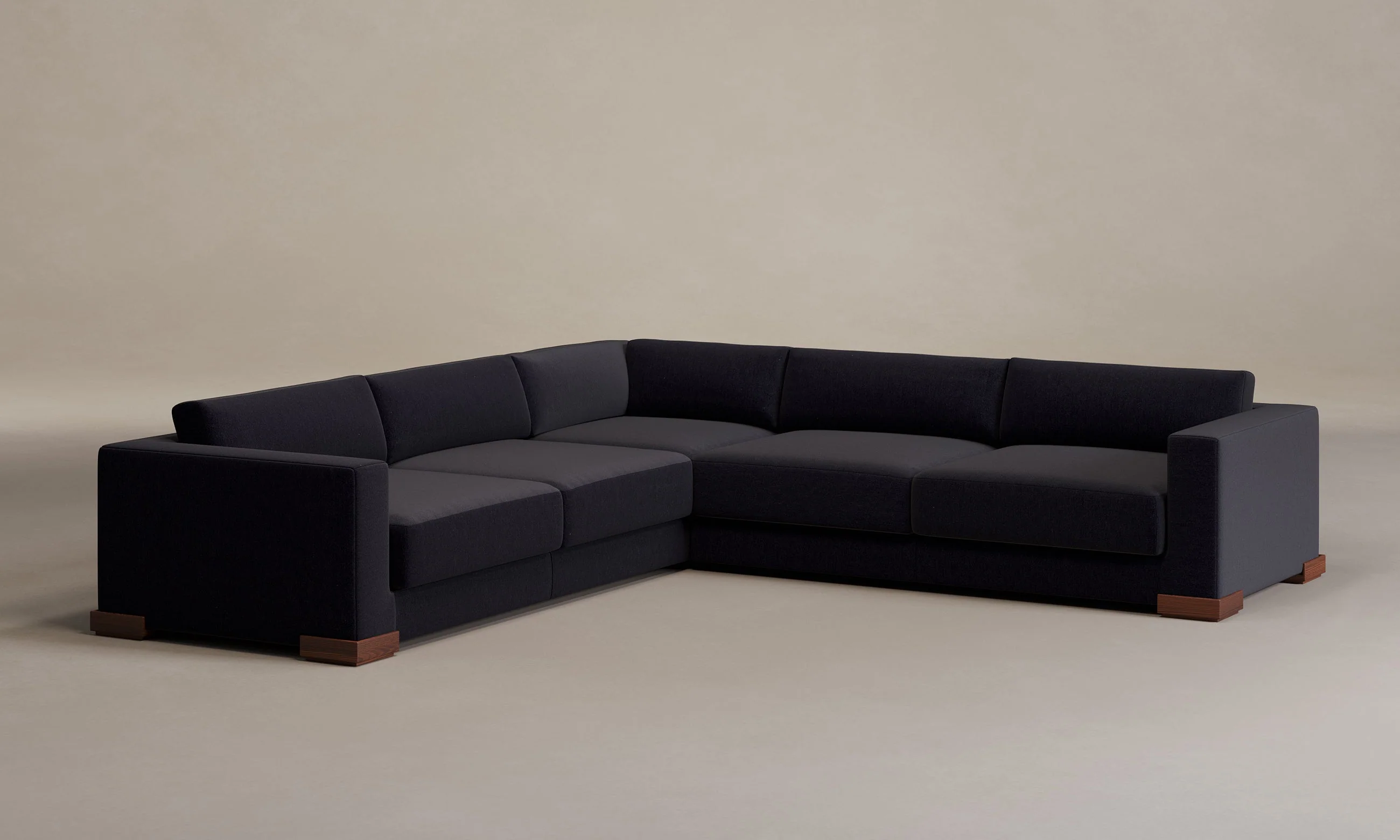 The Blair Sectional - Marled Alpaca Velvet Nightfall - Image 7