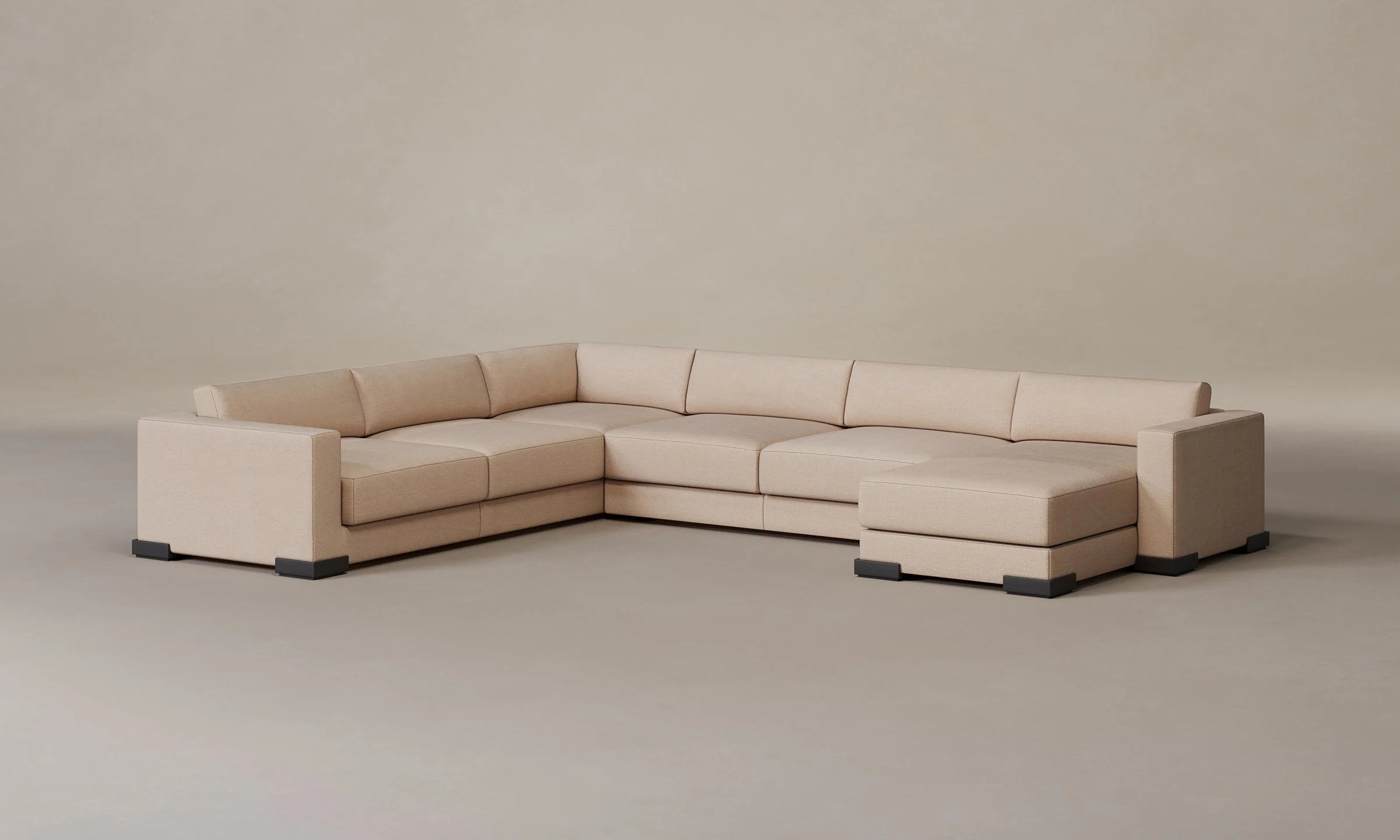 The Blair Sectional - Marled Alpaca Velvet Rosette - Image 31