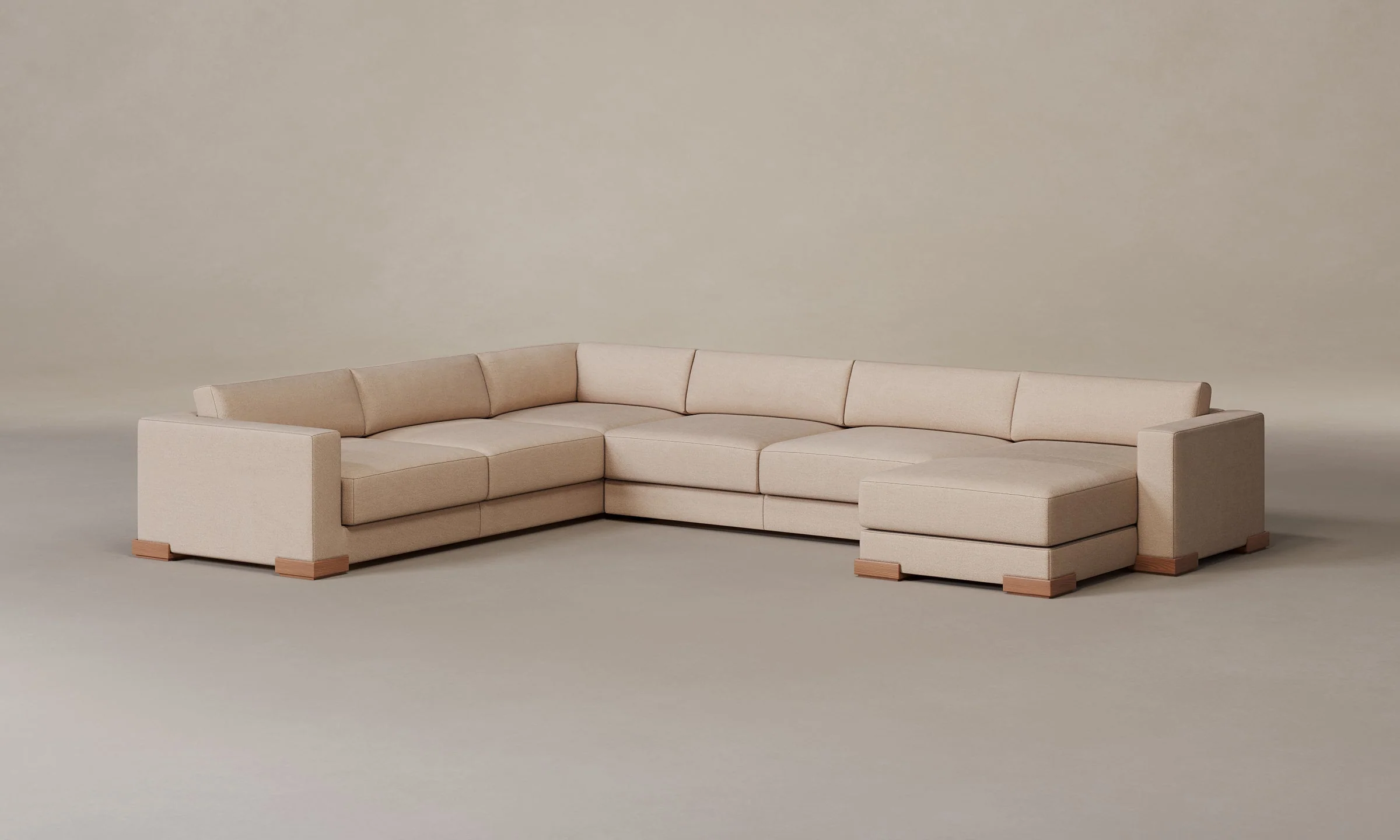The Blair Sectional - Marled Alpaca Velvet Rosette - Image 33