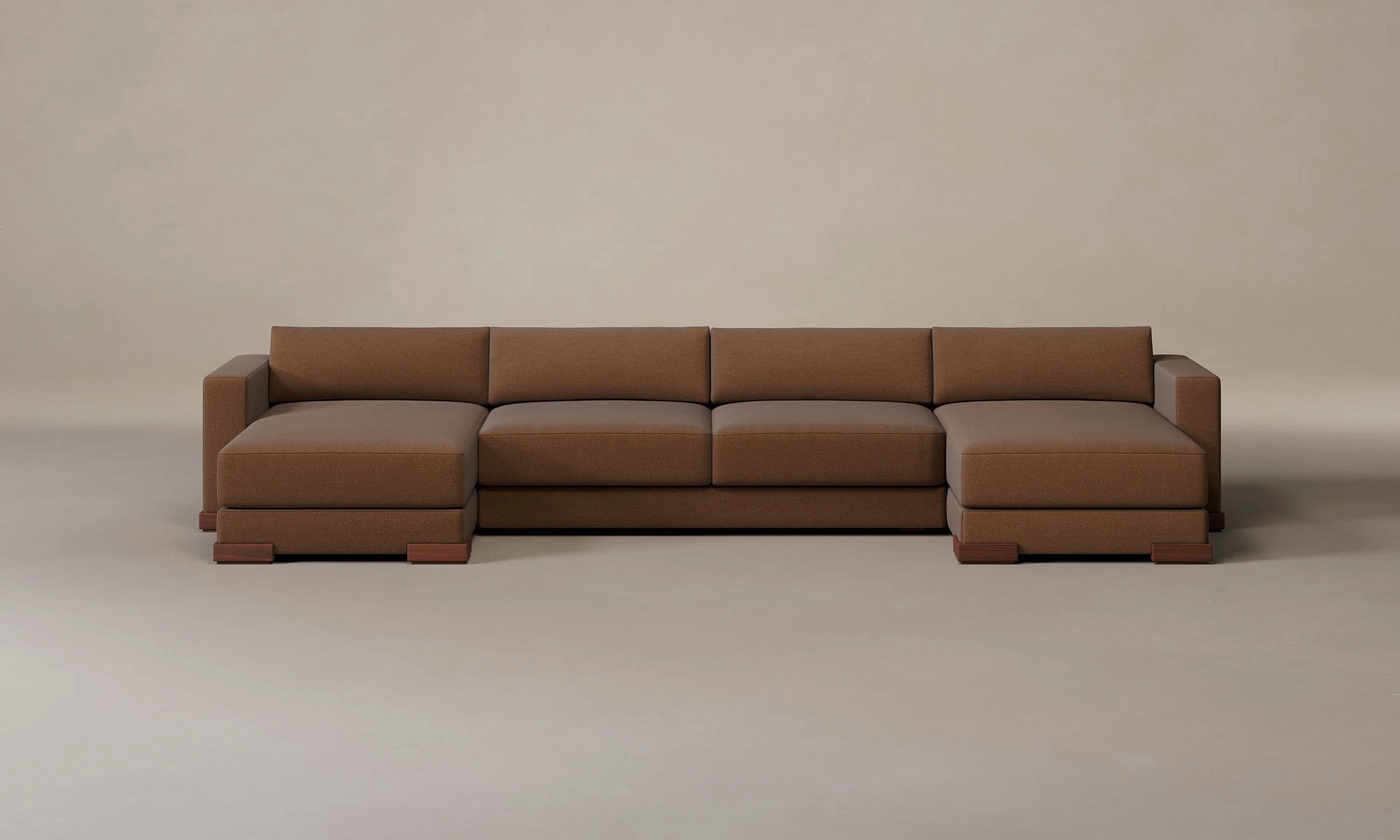 The Blair Sectional - Marled Alpaca Velvet Whiskey - Image 28