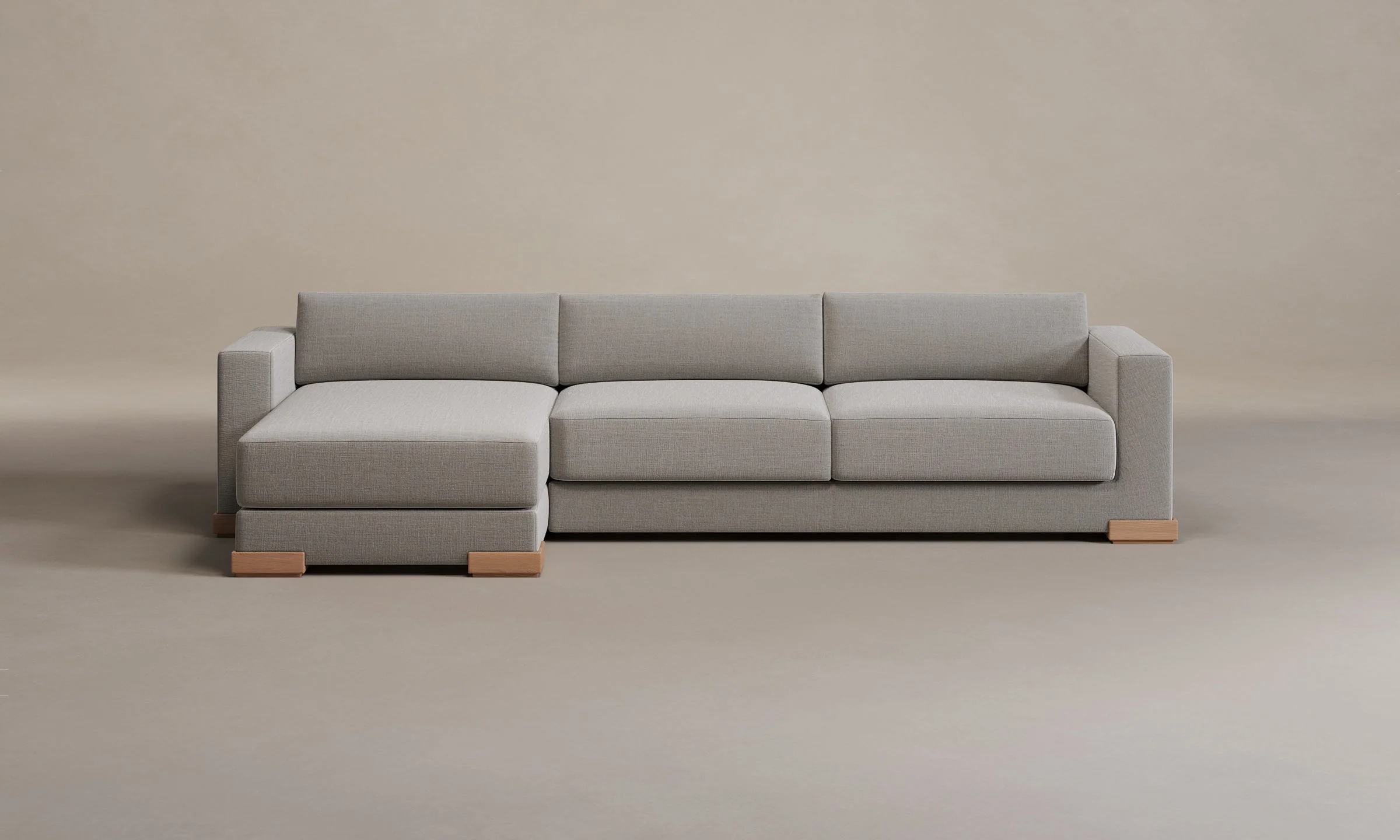 The Blair Sectional - Performance Linen Weave Cloud - Image 17