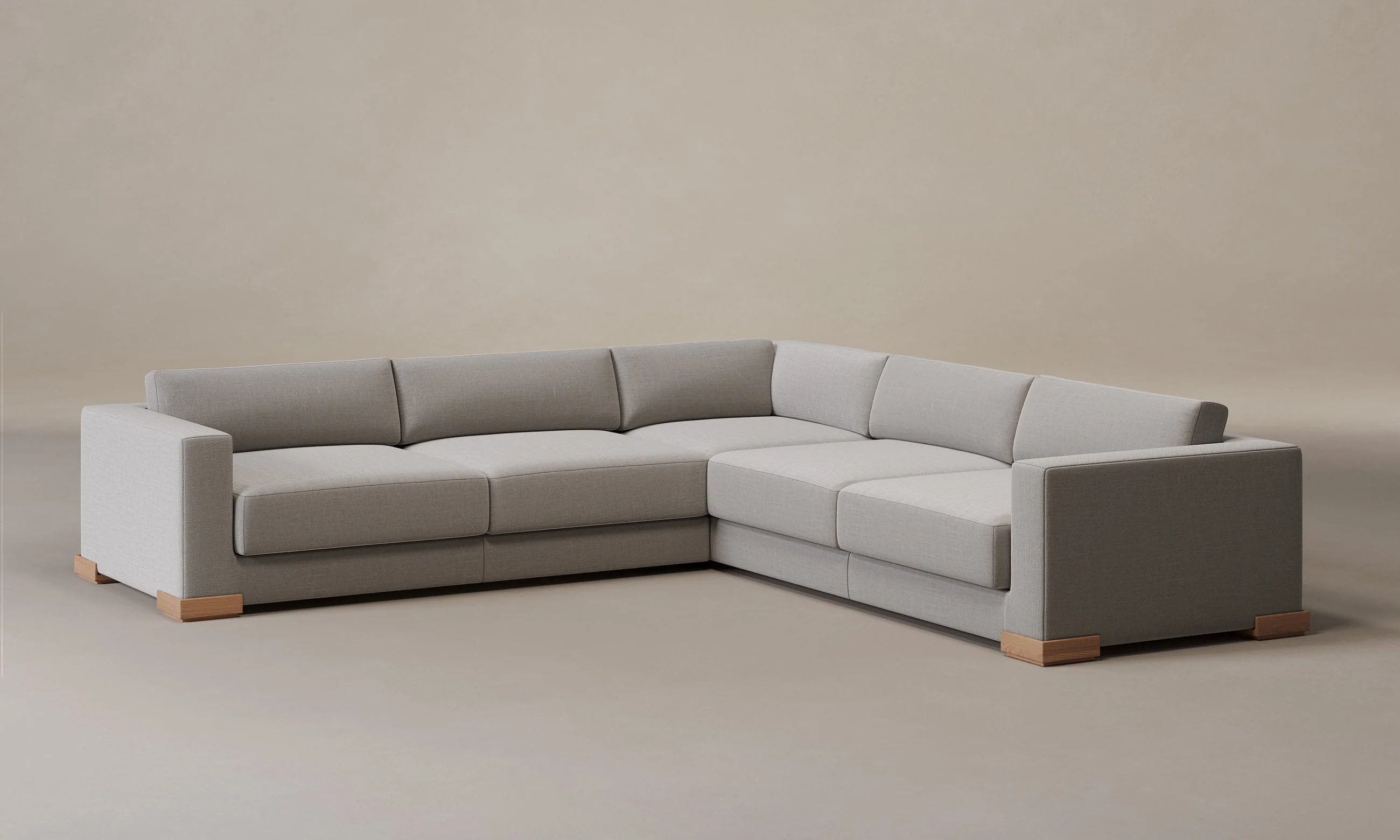 The Blair Sectional - Performance Linen Weave Cloud - Image 2