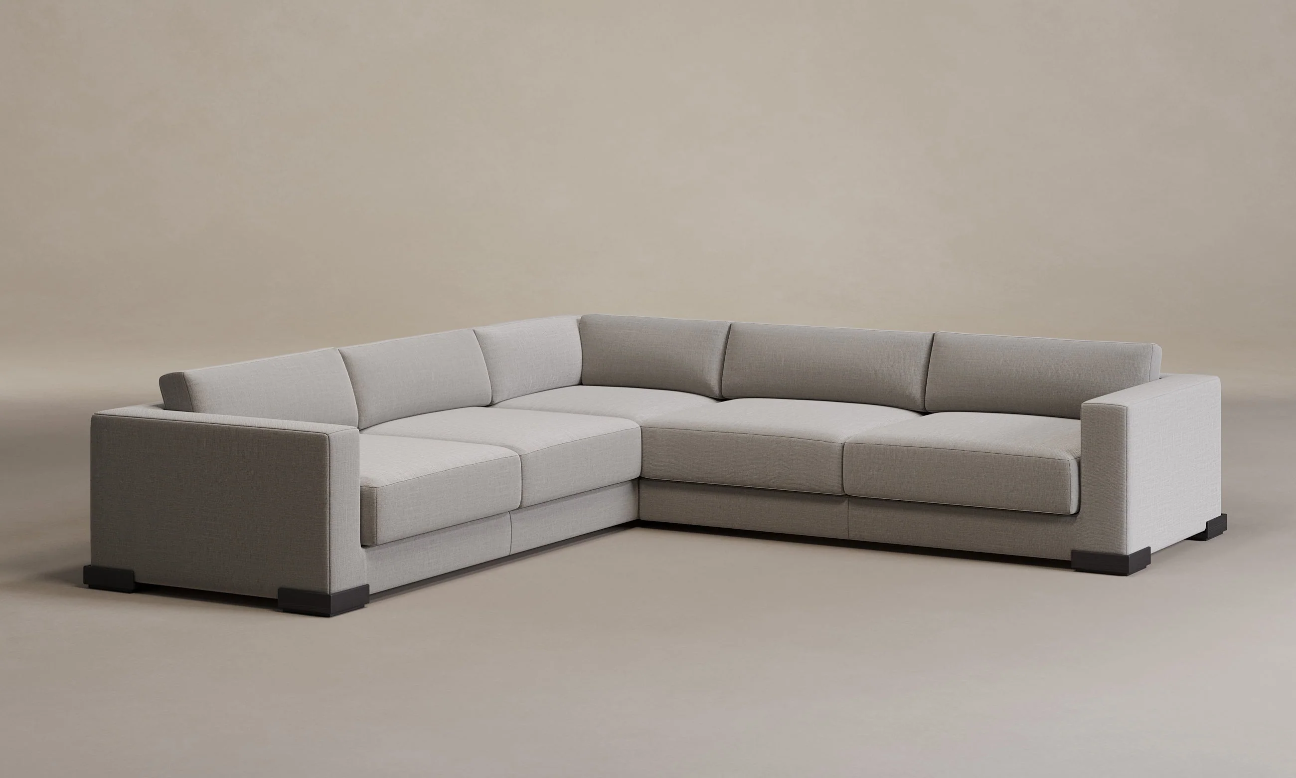The Blair Sectional - Performance Linen Weave Cloud - Image 3