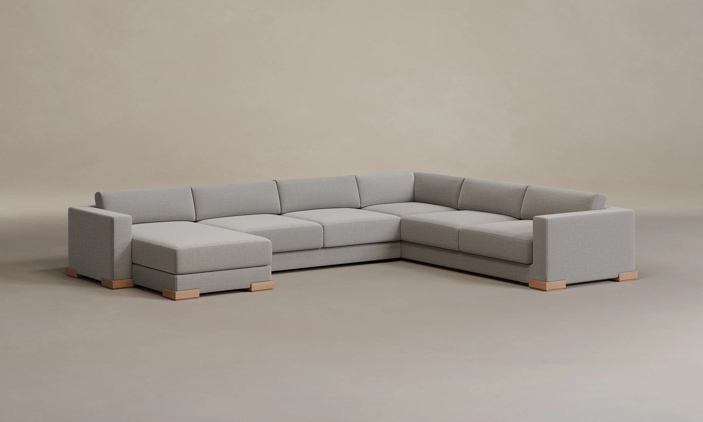The Blair Sectional - Performance Linen Weave Cloud - Image 30