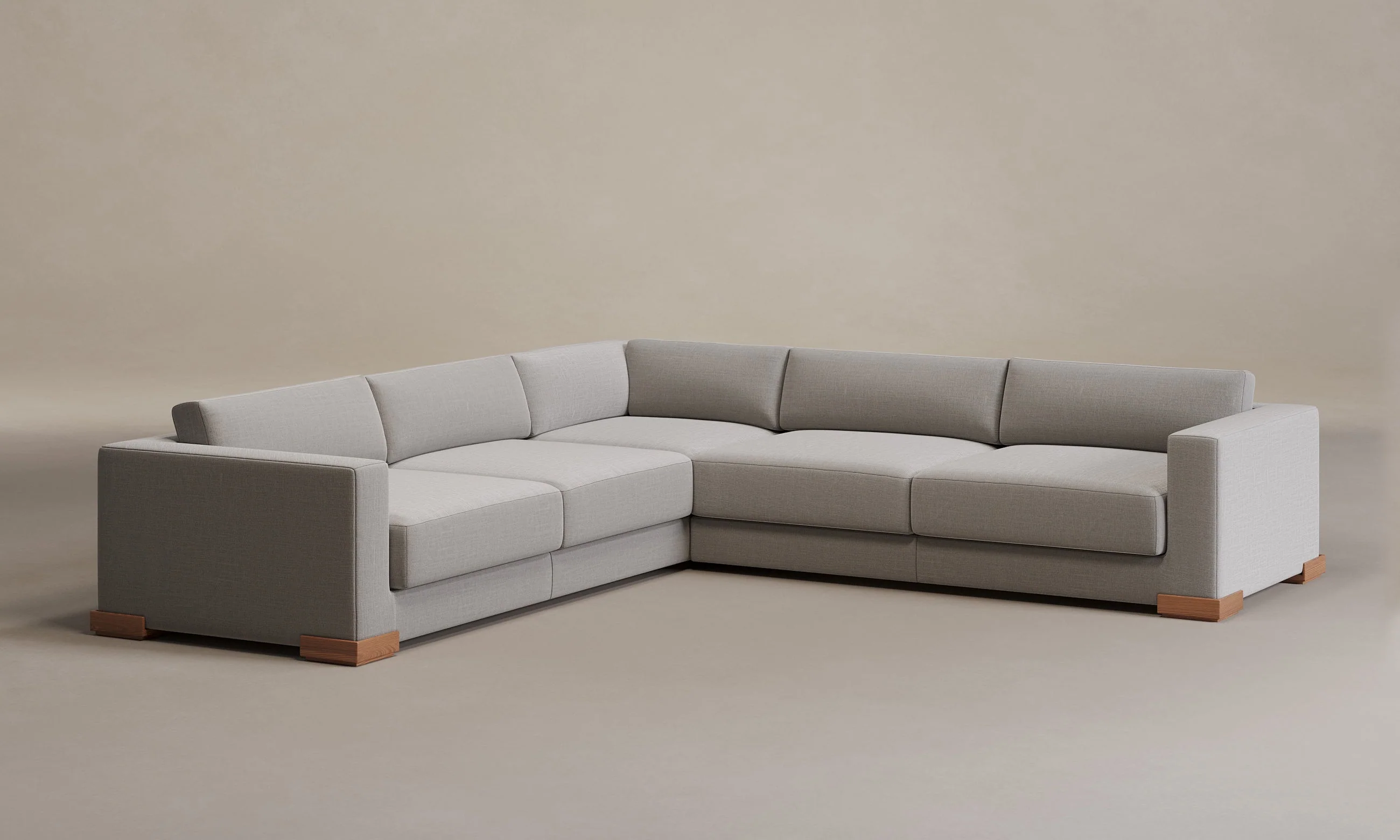 The Blair Sectional - Performance Linen Weave Cloud - Image 5
