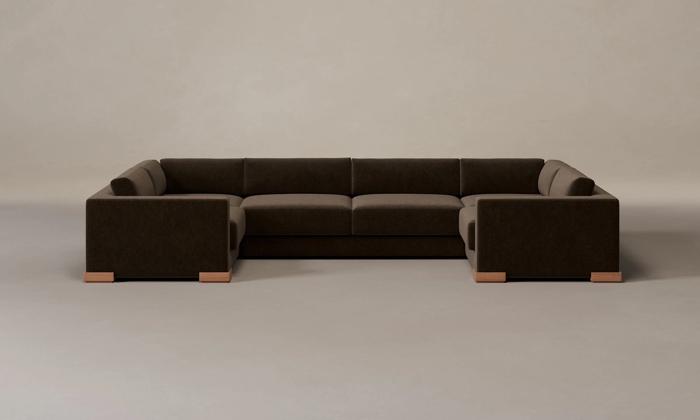The Blair Sectional - Performance Velvet Bark - Image 15