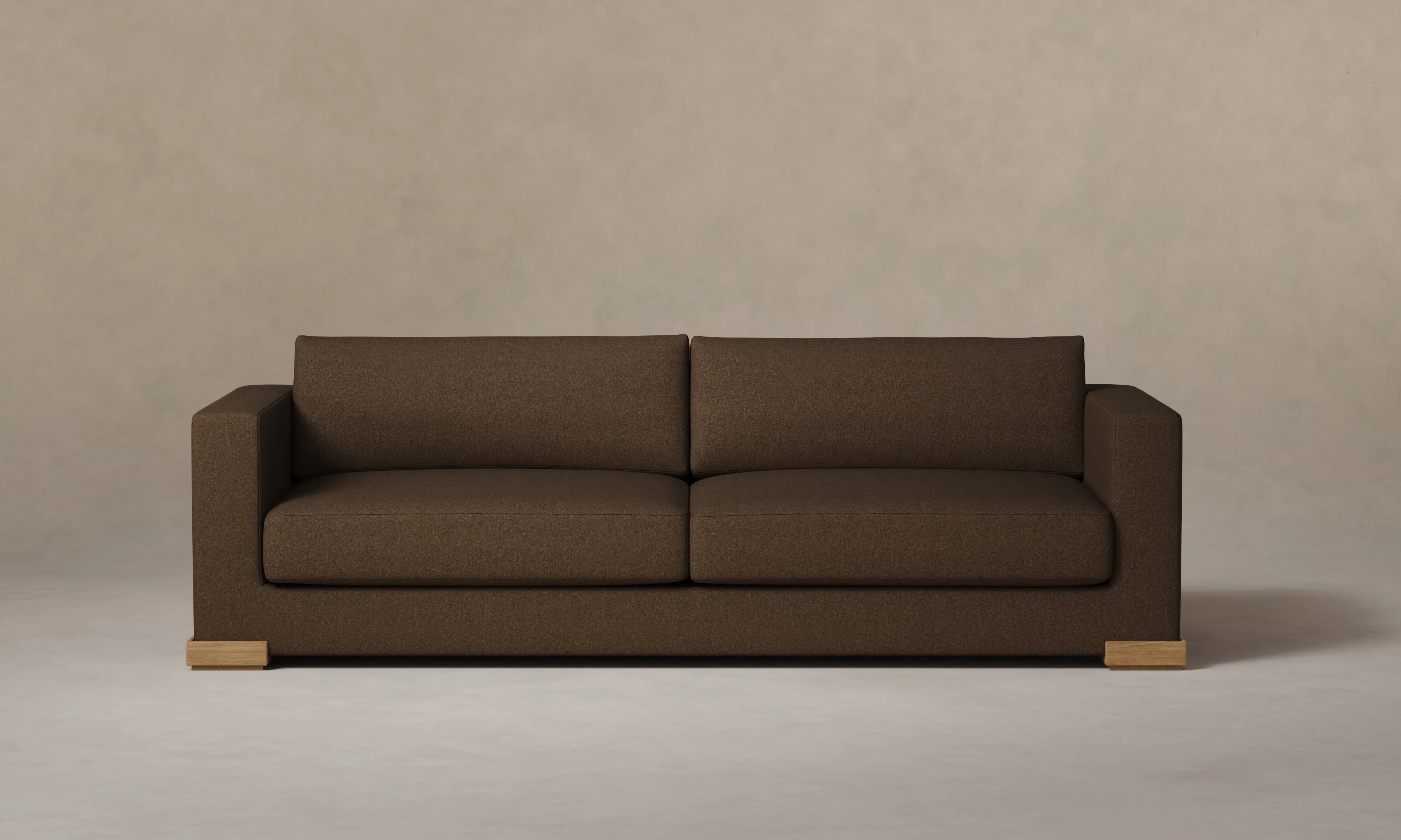 The Blair Sofa - Italian Brushed Wool Cocoa - Image 5