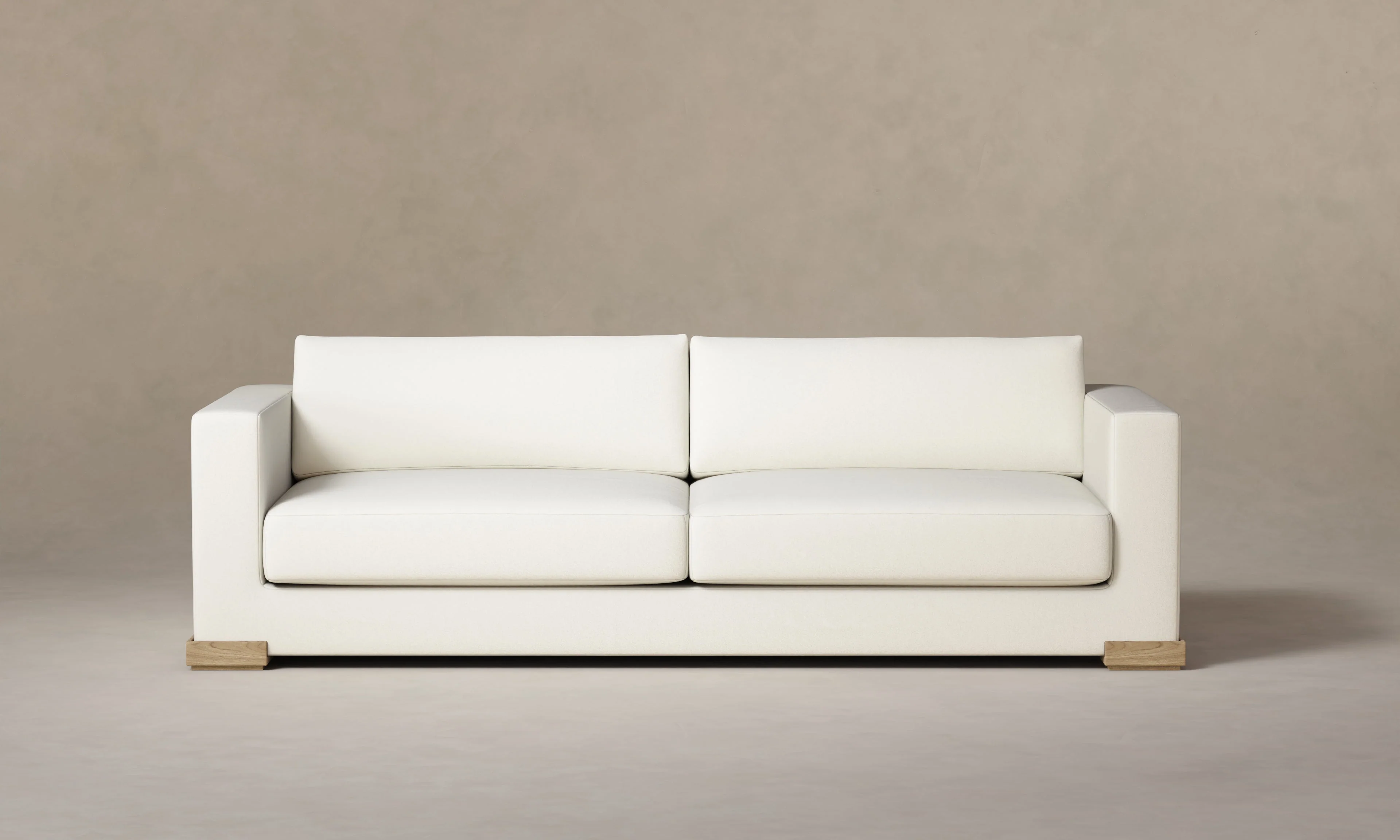 The Blair Sofa - Italian Brushed Wool Vanilla - Image 4