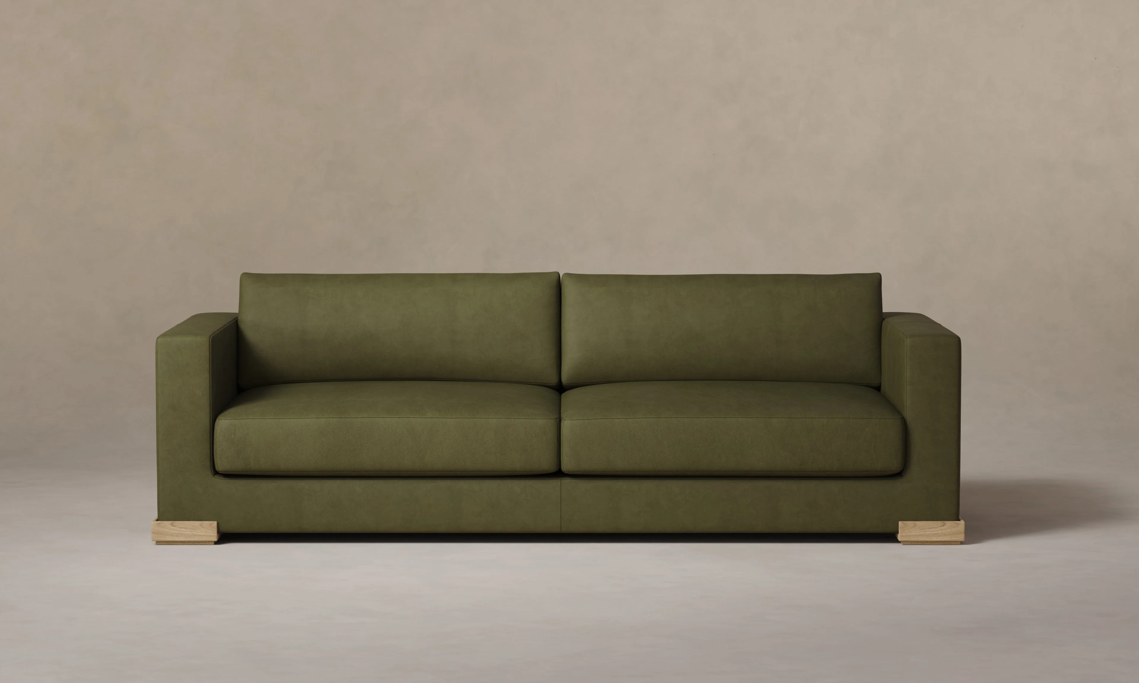 The Blair Sofa - Nubuck Leather Artichoke - Image 4