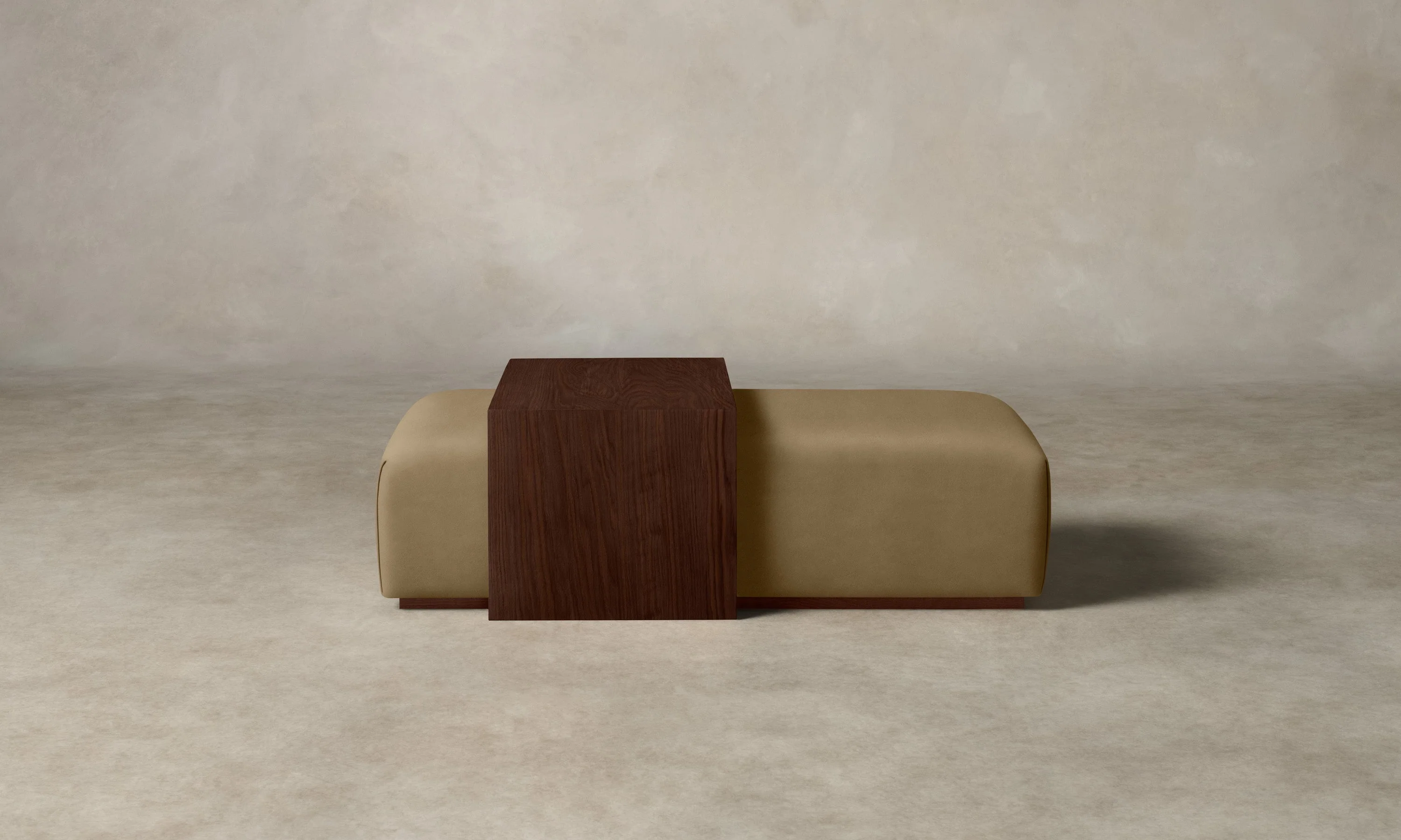The Bowery Ottoman - Costa Leather Portobello - Image 2